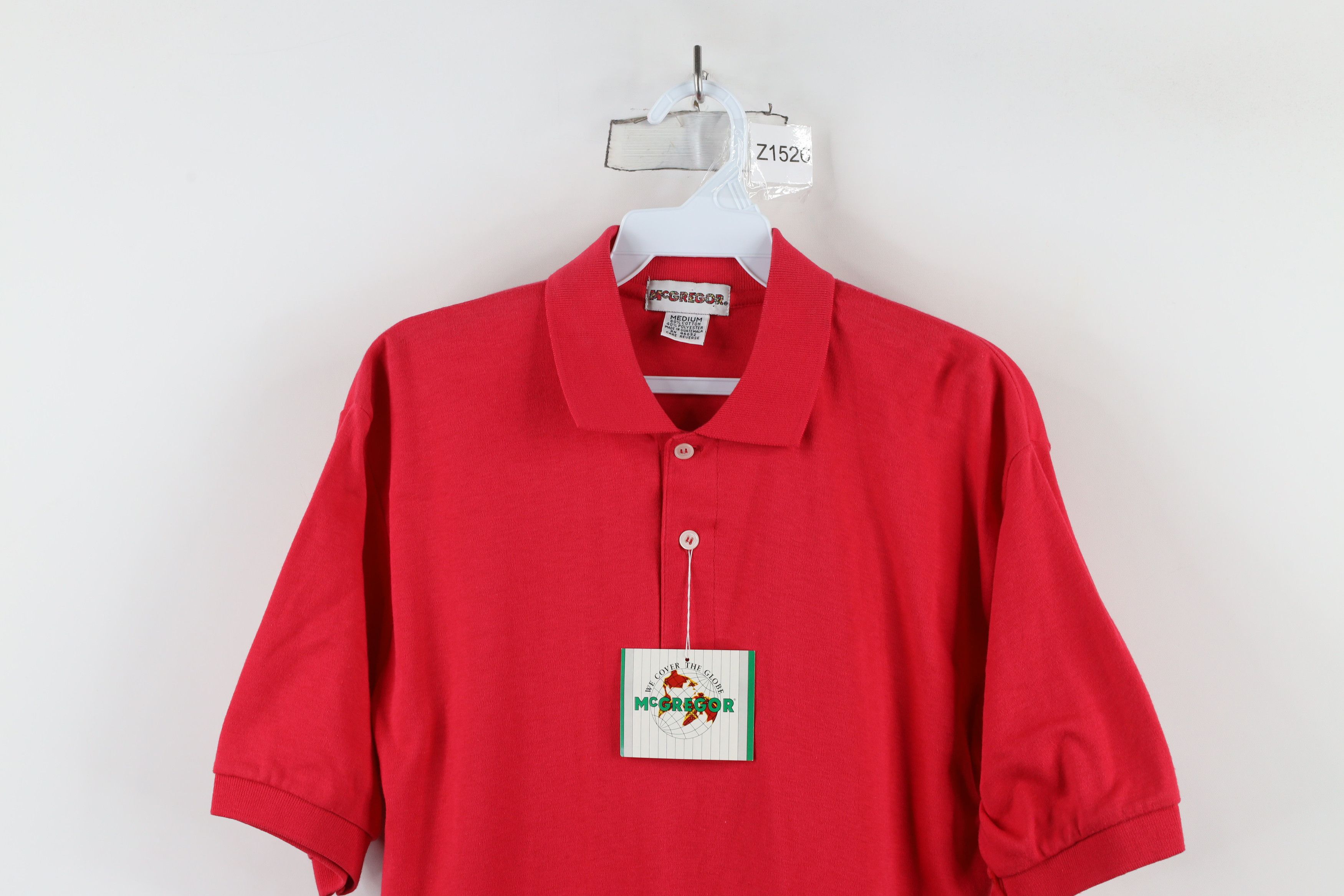 Vintage Deadstock Vintage 80s 90s Streetwear Soft Cotton Polo Shirt Size US M / EU 48-50 / 2 - 2 Thumbnail