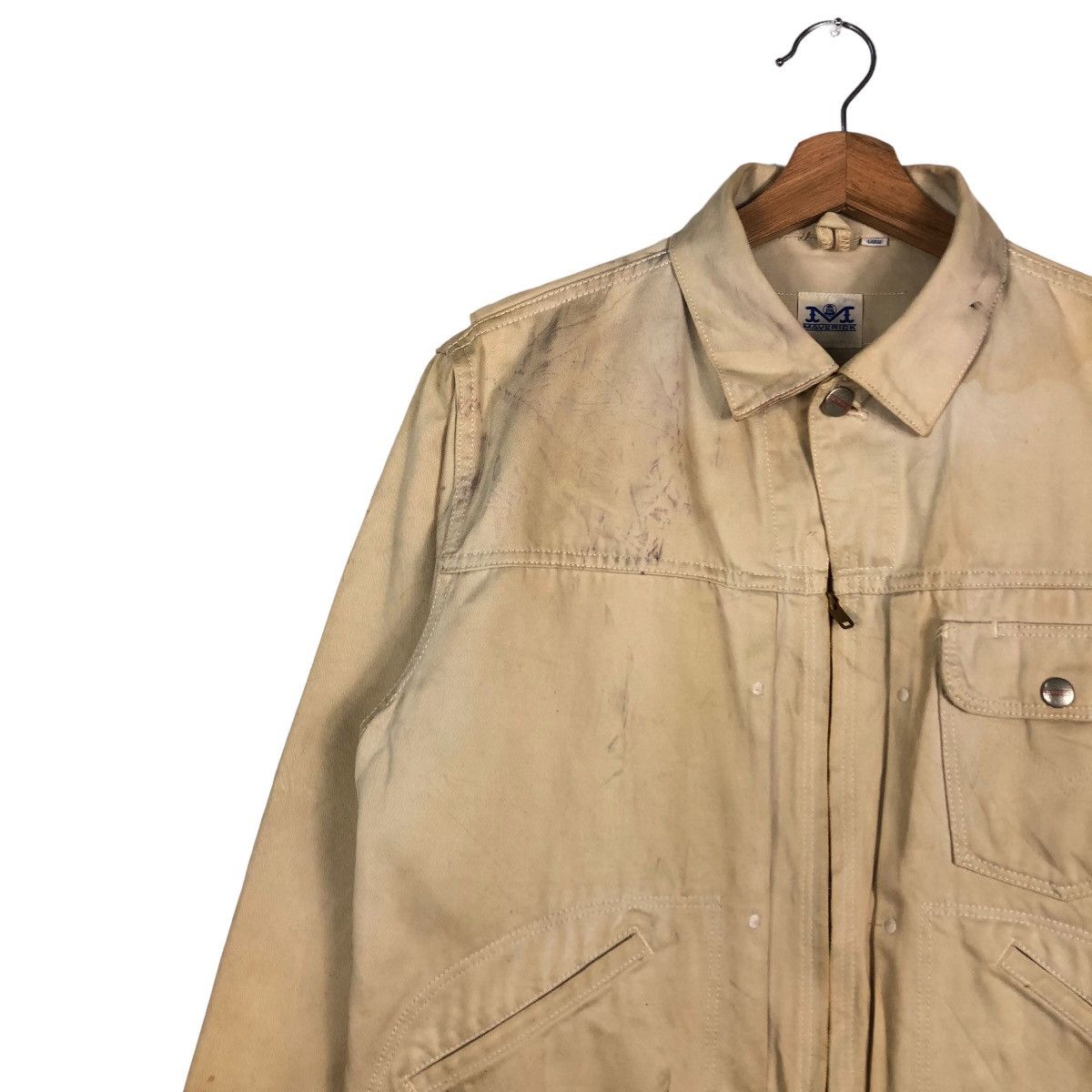 Japanese Brand 🔥Vintage 60’s Cropped Biker Jacket Maverick Talon Zipper Size US L / EU 52-54 / 3 - 7 Thumbnail