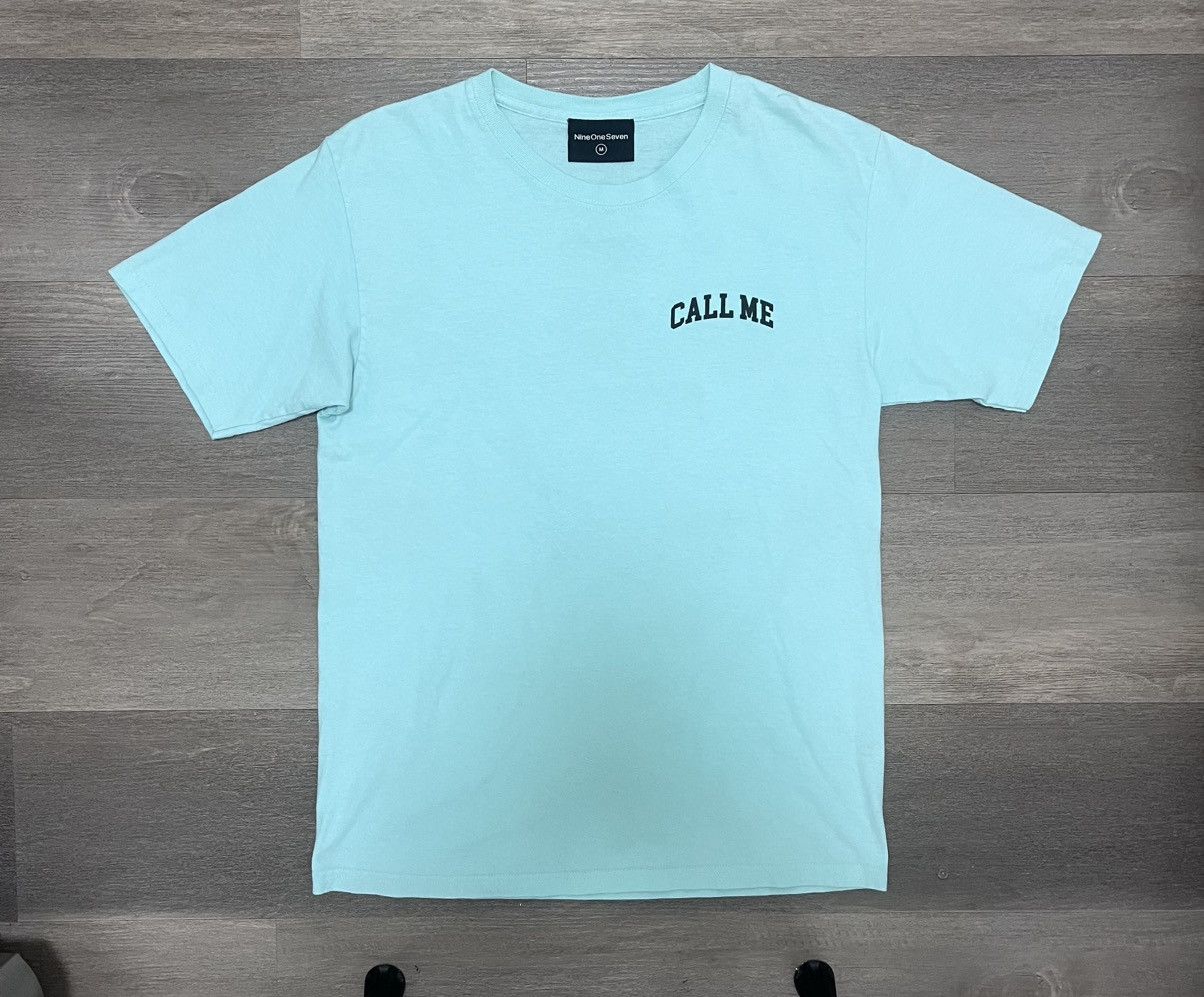 Nine One Seven Nine One Seven Call Me legs island reef t-shirt tiffany blue Size US M / EU 48-50 / 2 - 2 Thumbnail