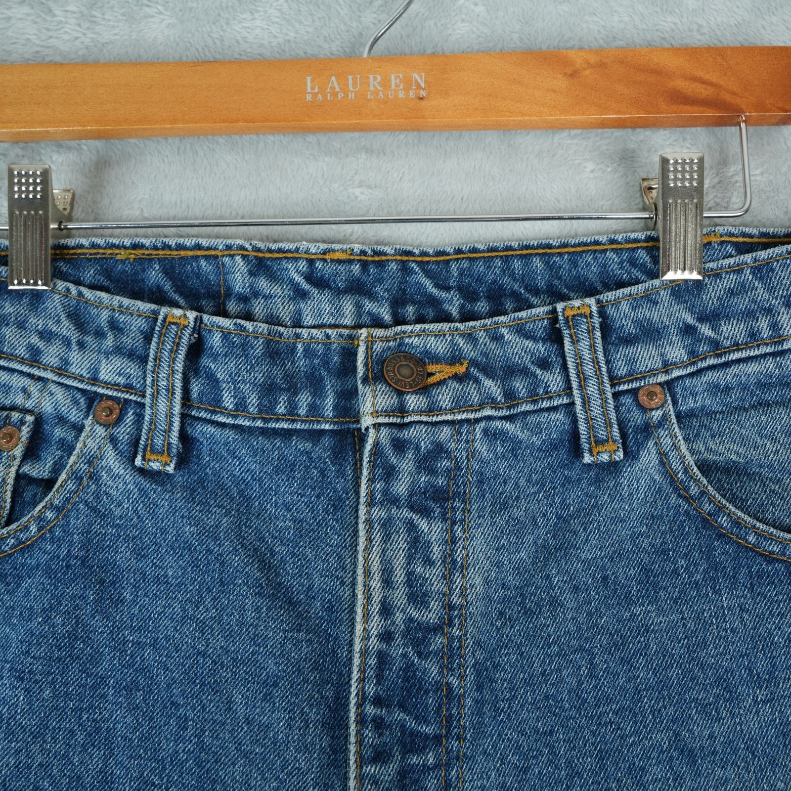 Levi's Vintage 1994 Levis 550 Jeans 36x32 Relaxed Fit Tapered Leg Size US 36 / EU 52 - 5 Thumbnail
