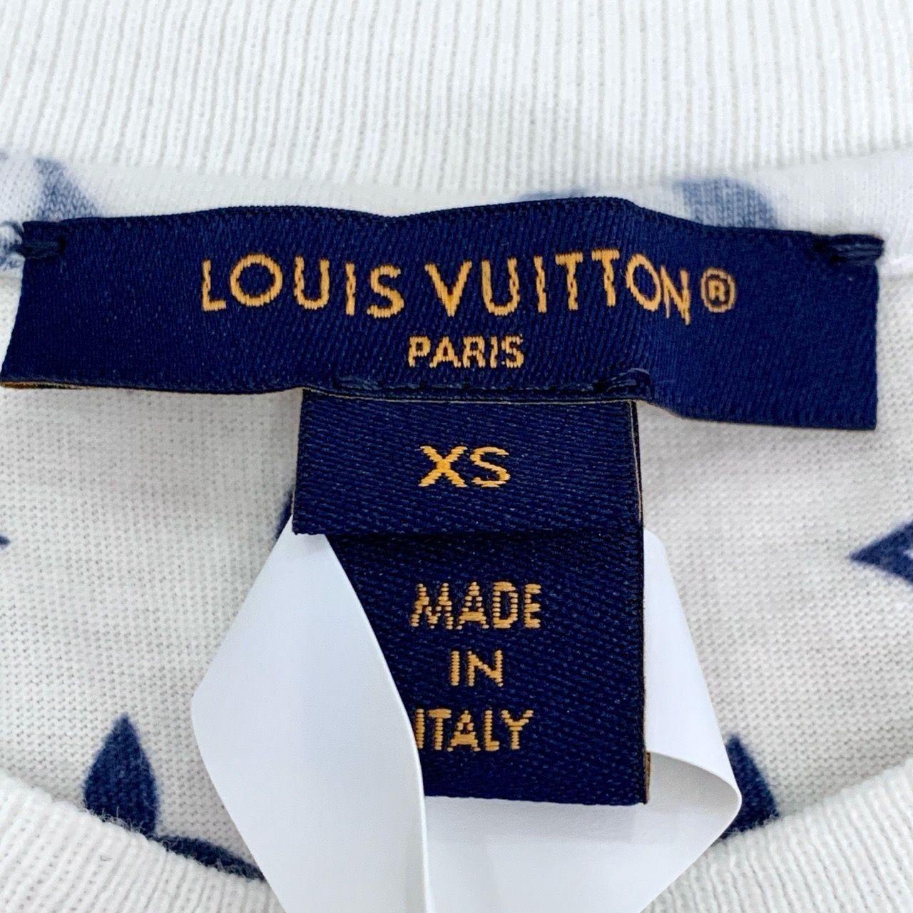 Louis Vuitton Louis Vuitton 22' Logo Monogram Chain Accent White Cotton Sh Size US XS / EU 42 / 0 - 2 Thumbnail