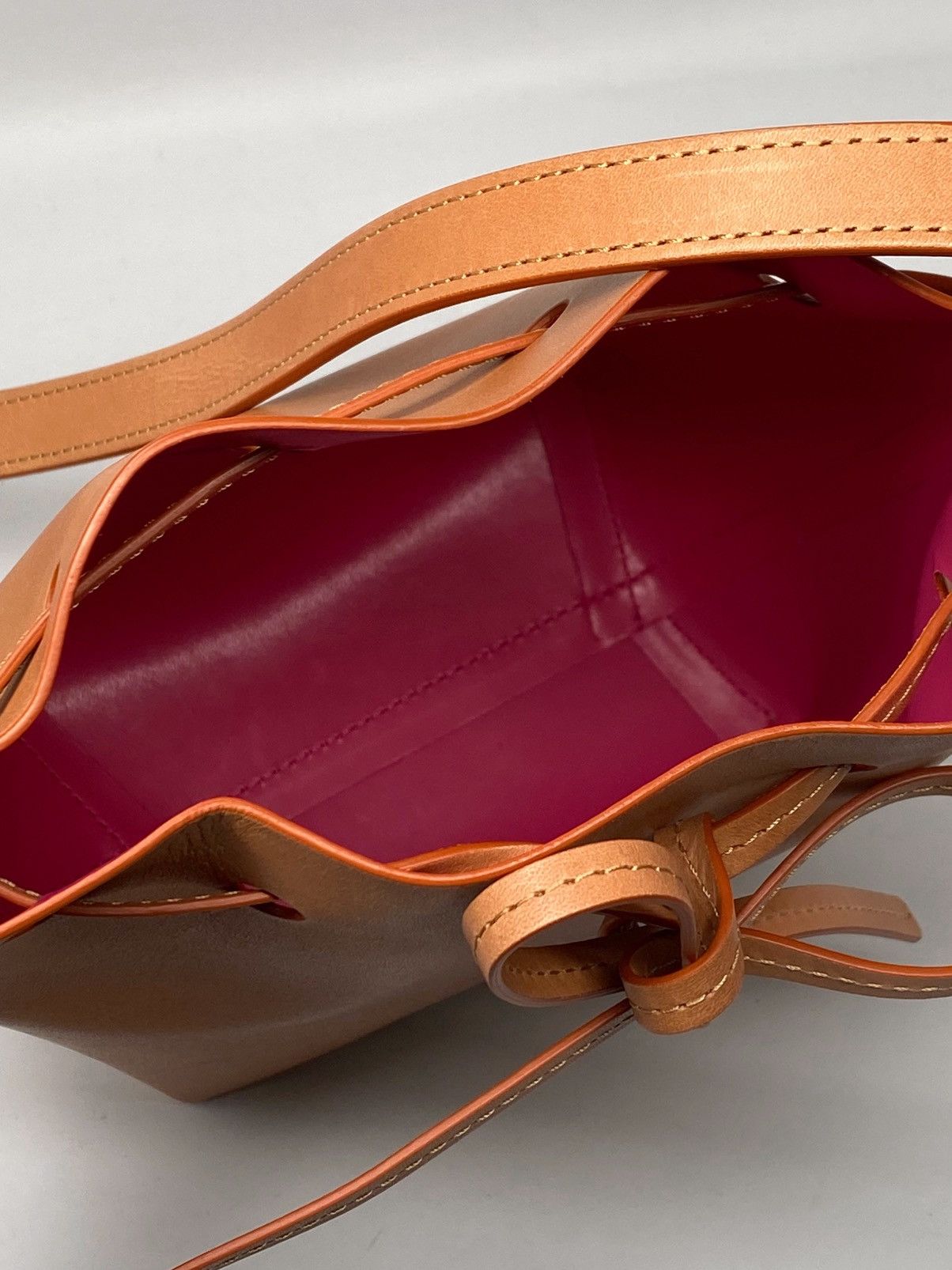 Mansur Gavriel Mansur Gavriel Mini Mini Leather Bucket Bag Size ONE SIZE - 11 Thumbnail