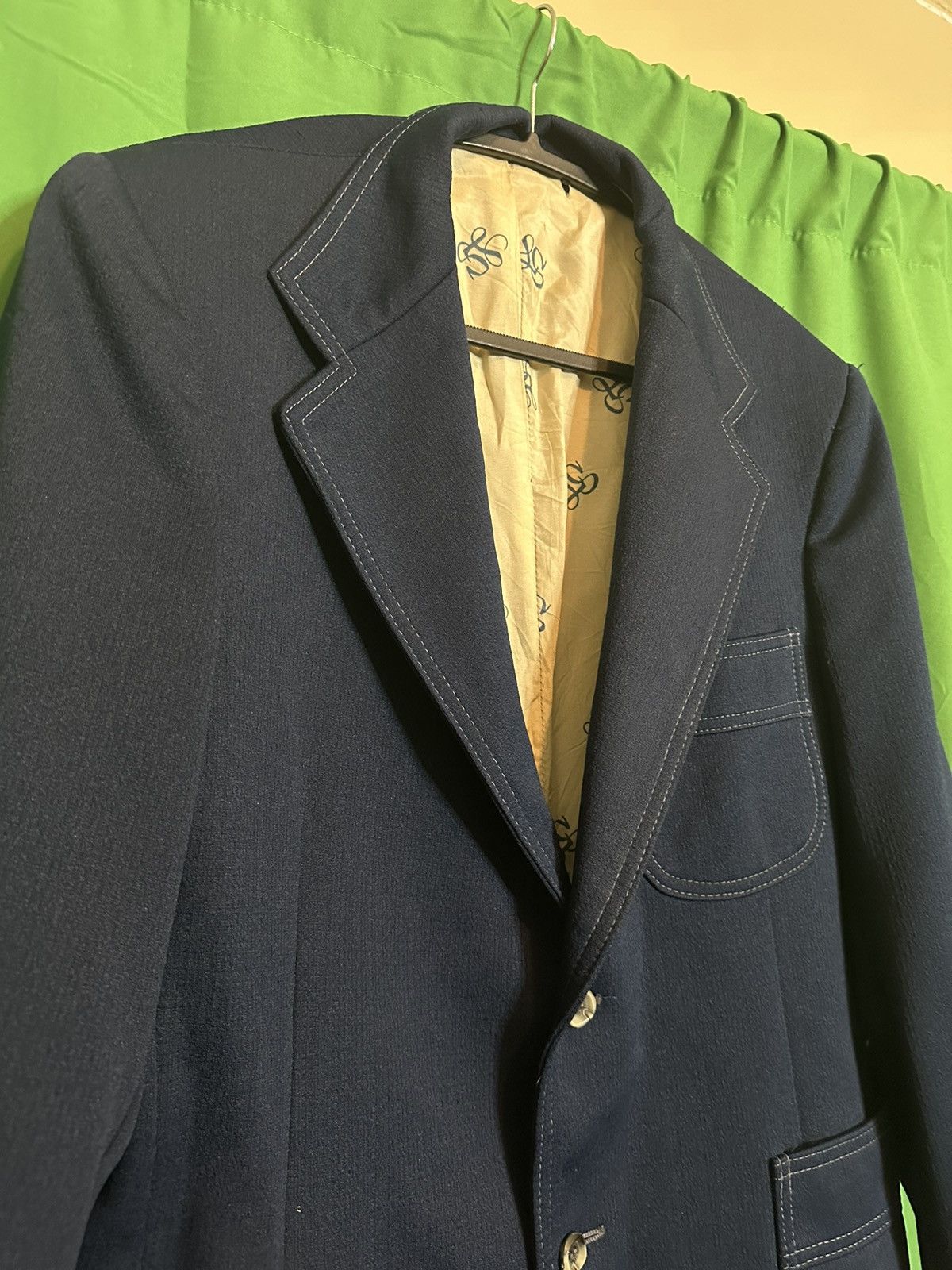 Levi's Levi’s Panatela vintage blue disco era blazer leisure jacket Size 38R - 2 Thumbnail