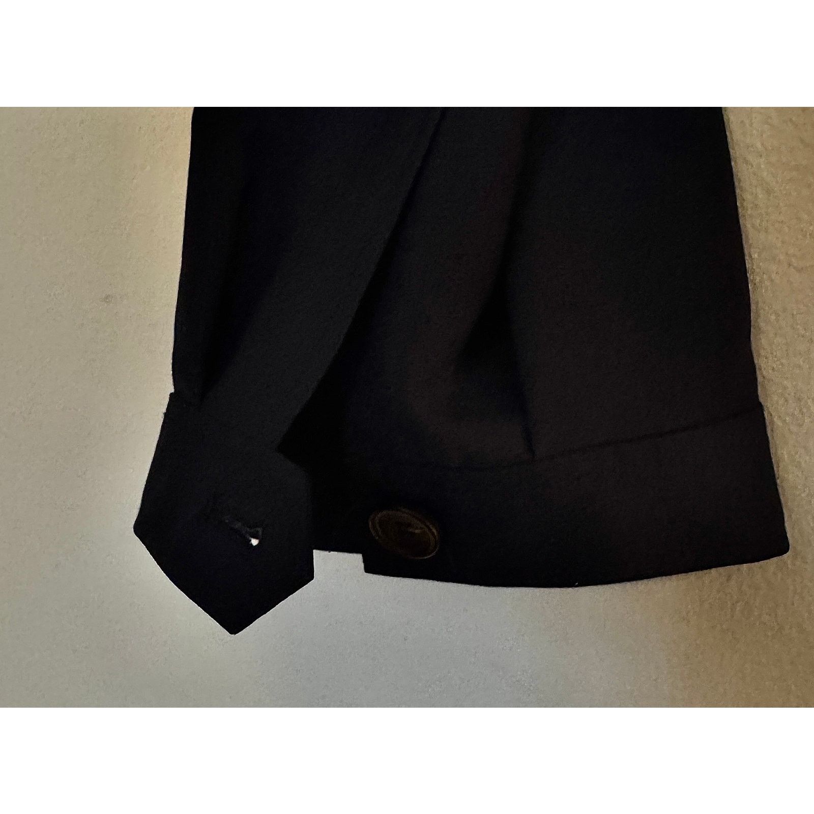Lanvin Lanvin NWT Button Hem Navy Blue Pants Size US 32 / EU 48 - 4 Thumbnail