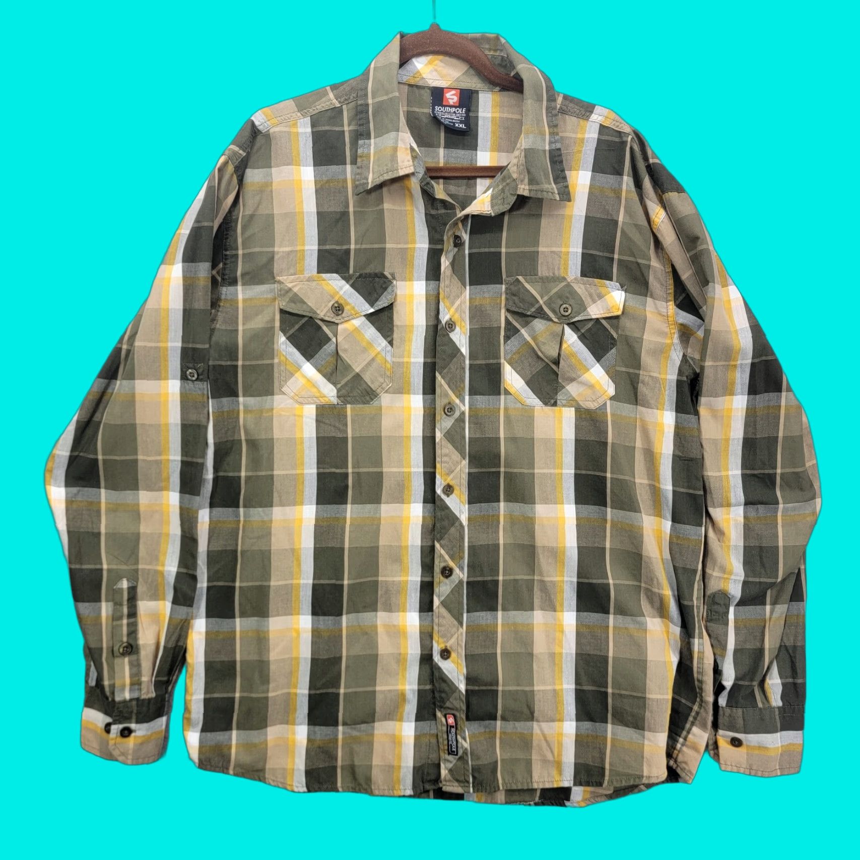 Southpole Southpole Shirt Mens XXL Button Up Hip Hop Y2K 2xl vintage long sleeve Size US XXL / EU 58 / 5 - 1 Thumbnail
