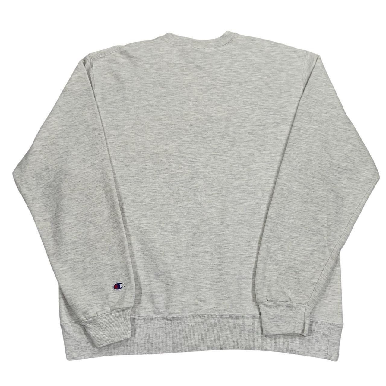Champion Vintage Champion Gray Orange Double Script Logo Sweatshirt Size US XXL / EU 58 / 5 - 3 Thumbnail