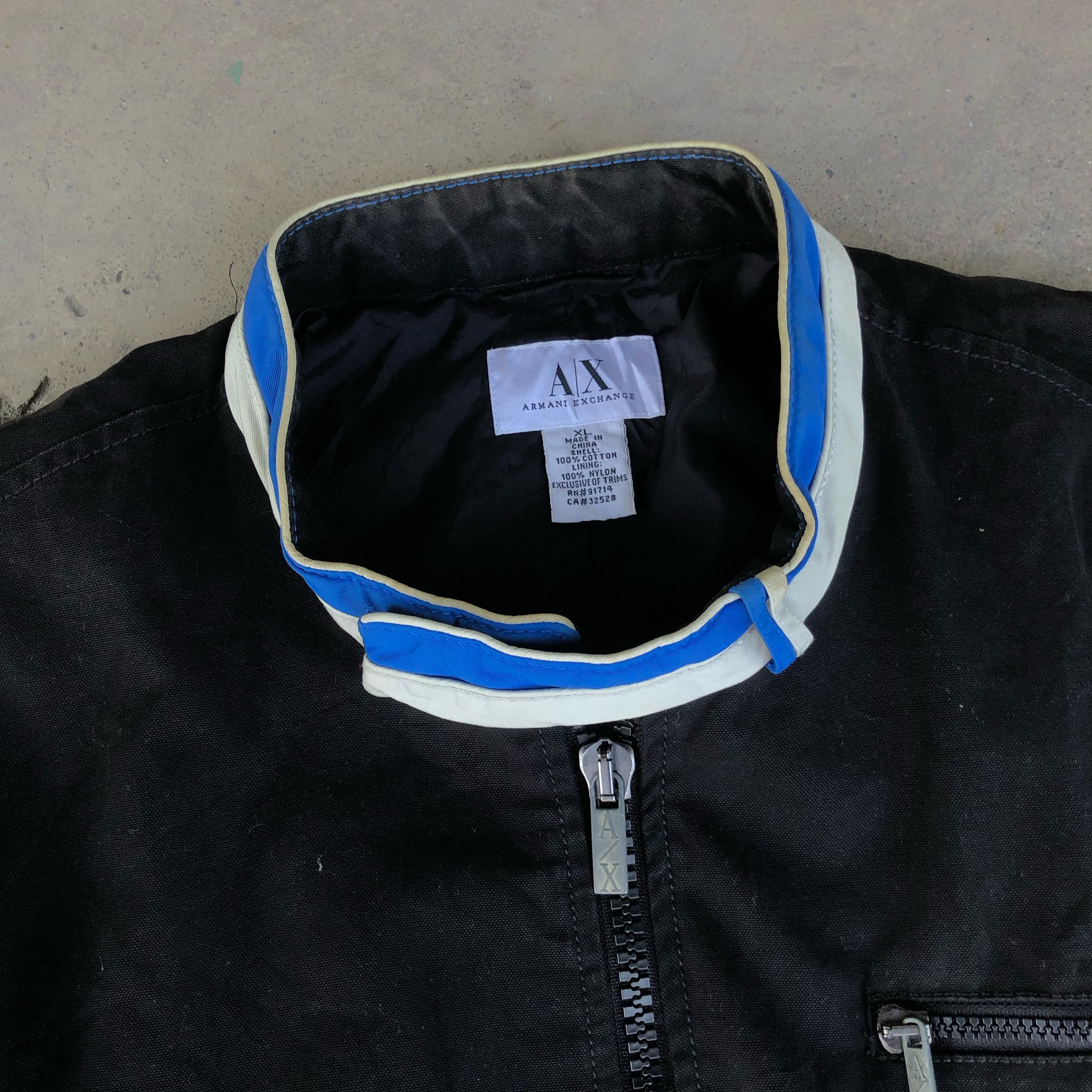 Armani 2000s Biker Jacket Armani Size US XL / EU 56 / 4 - 2 Thumbnail
