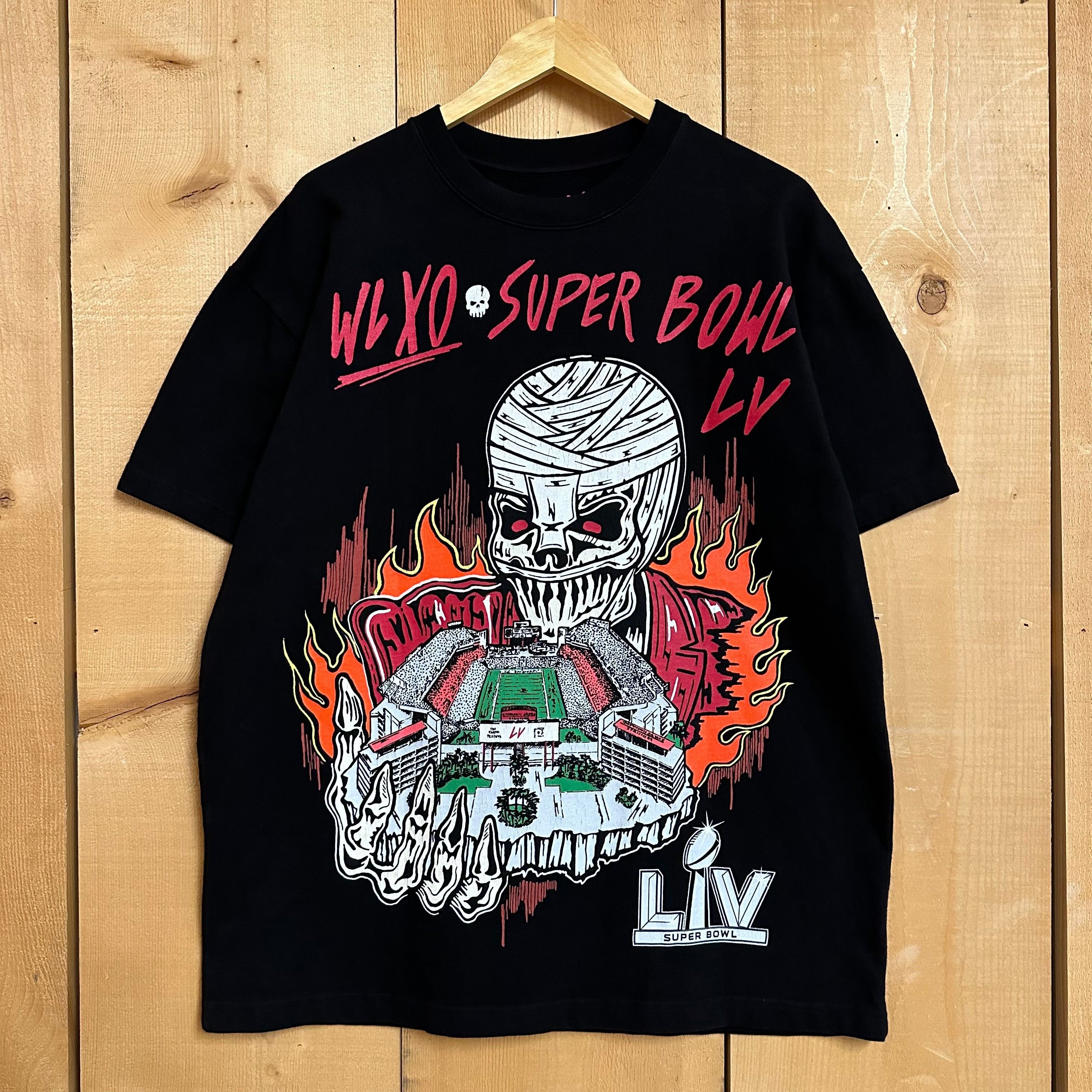 image of 2021 Warren Lotas The Weeknd Super Bowl Lv Tee Shirt in Black, Men's (Size Large)