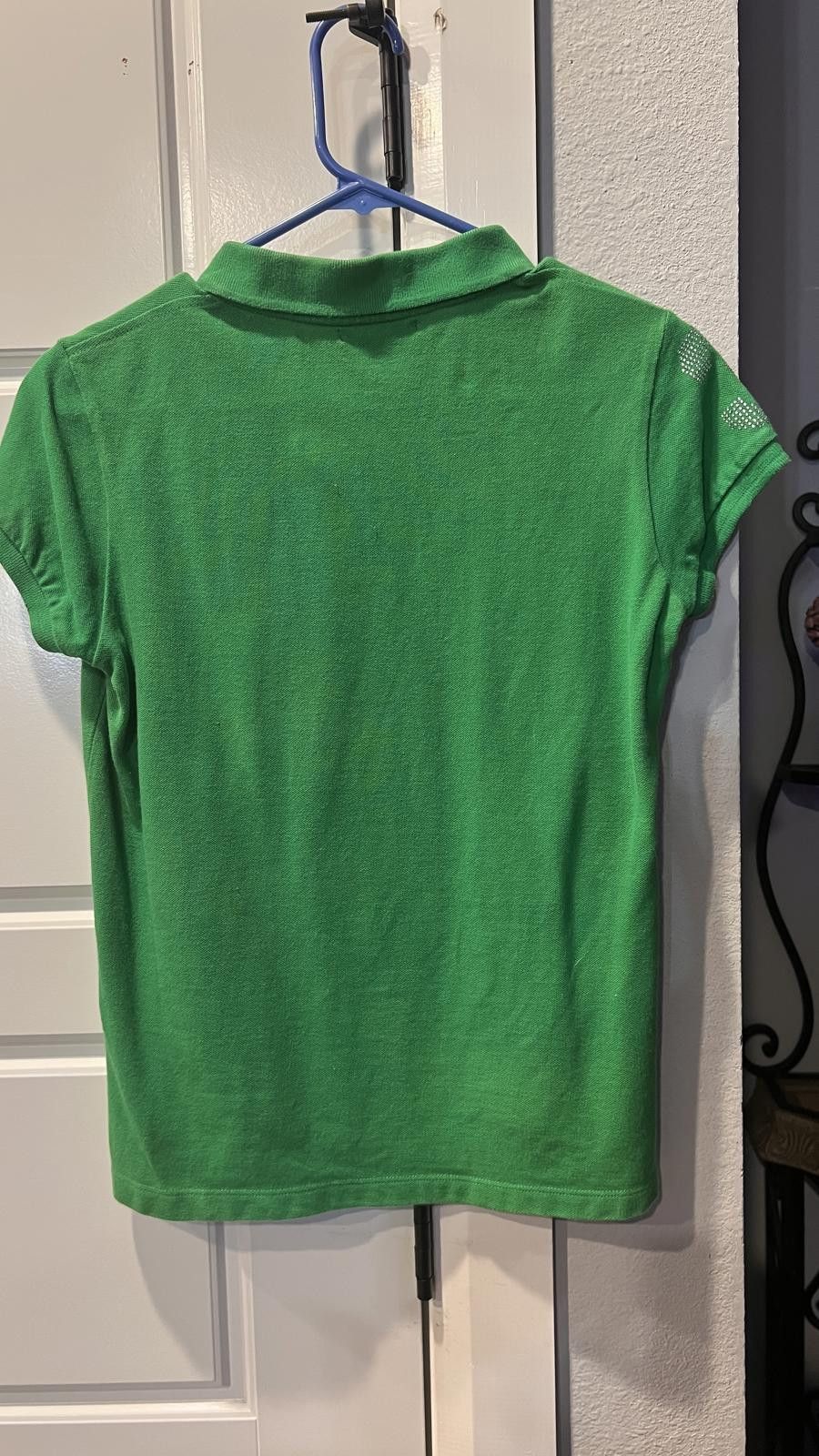 U.S. Polo Assn. U.S. Polo Assn. Women's Green Polo Shirt with Rhinestone Size L / US 10 / IT 46 - 2 Thumbnail