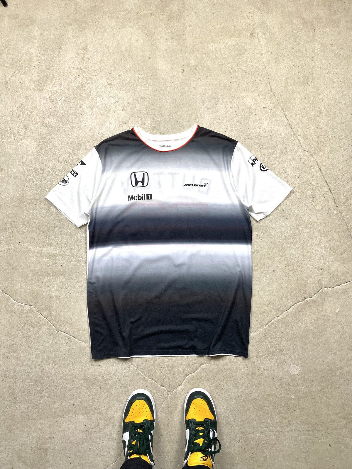 Honda Honda McLaren Racing T Shirt Y2K Firelli F1 Formula Uno Size US XL / EU 56 / 4 - 1 Thumbnail