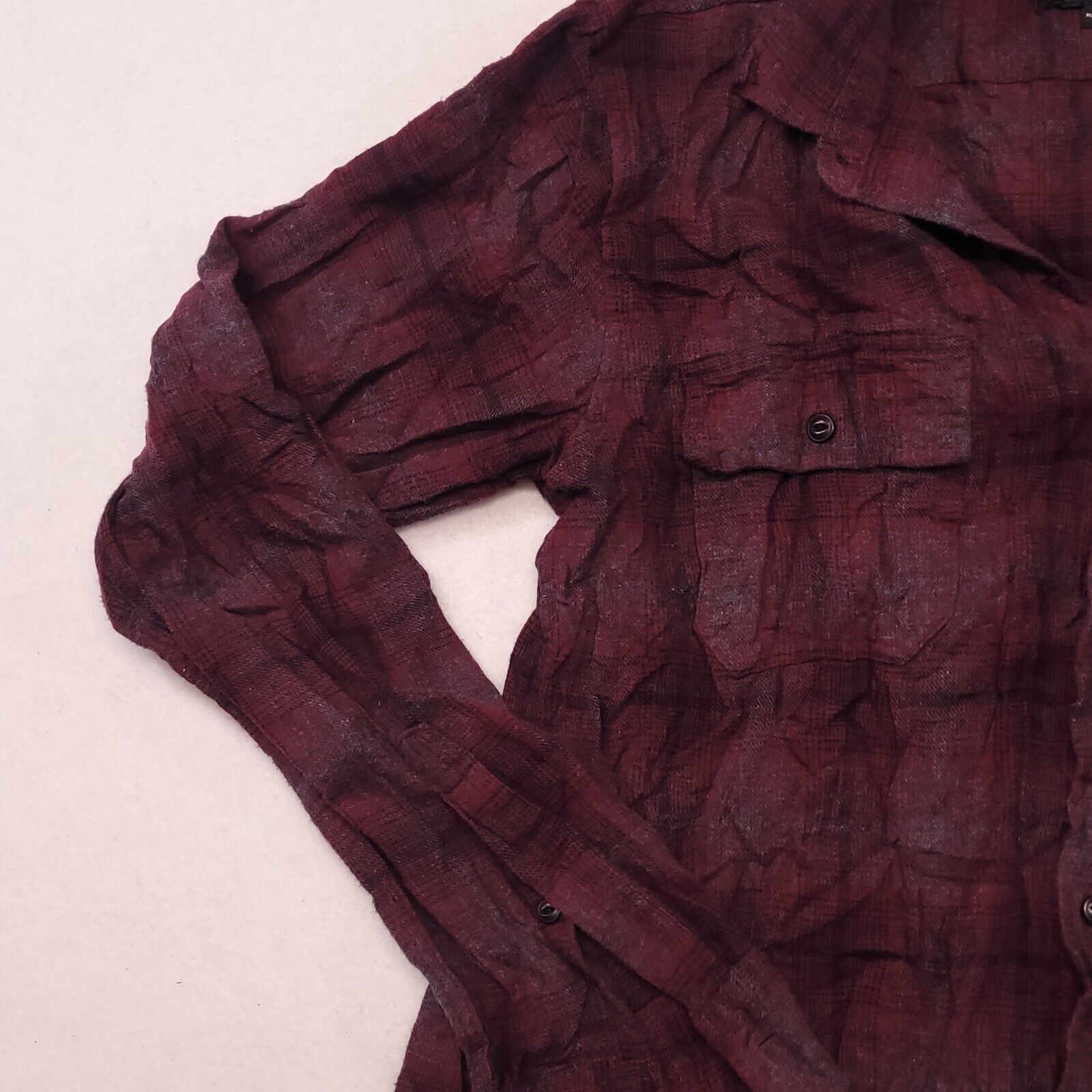 Ezekiel Ezekiel Tartan Flannel Button Up Shirt Womens Size M Red Size M / US 6-8 / IT 42-44 - 5 Thumbnail