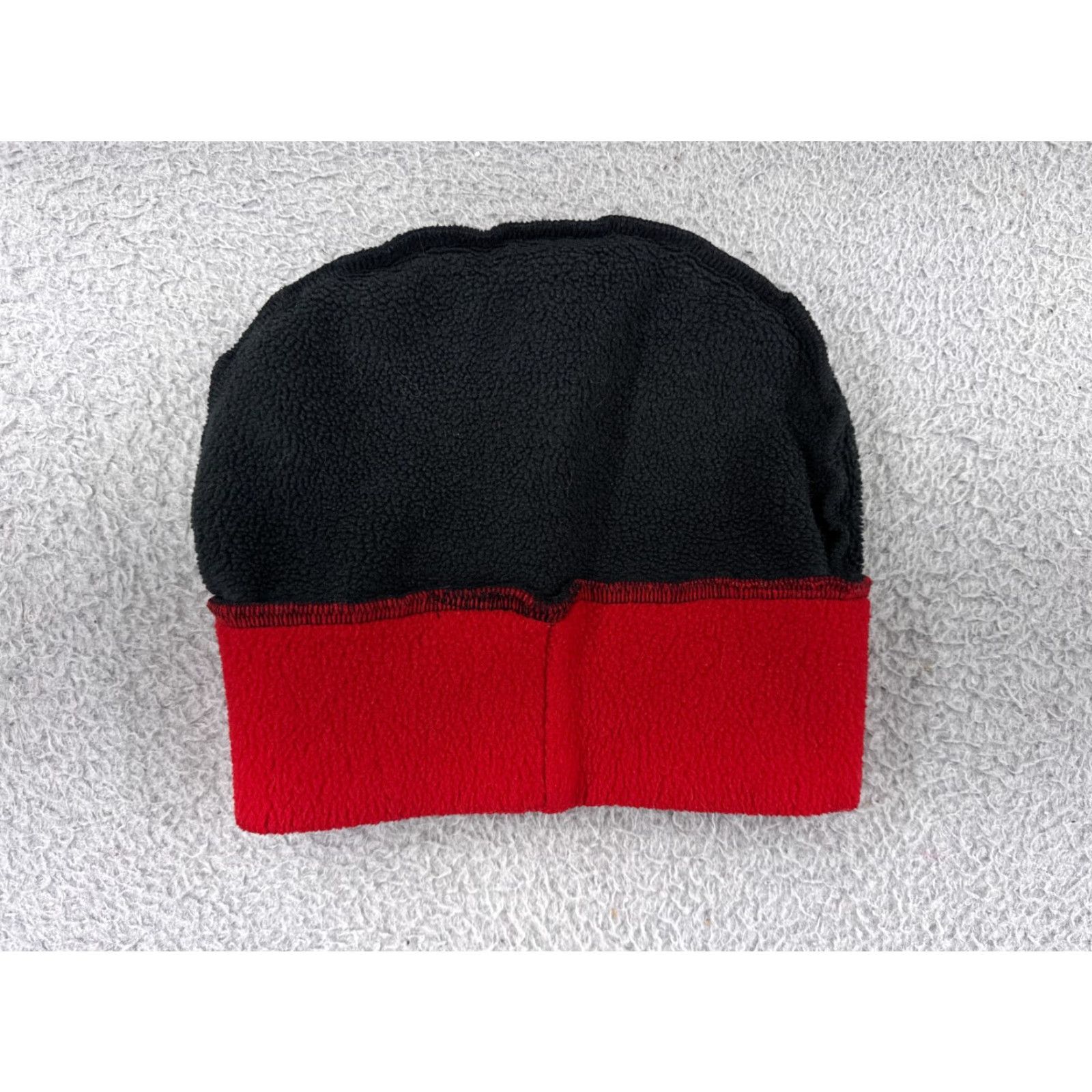 Vintage VINTAGE Beanie Toque Adult One Size Black Red Fleece Polyester Ski Snow Winter Warm Hat/Cap Men Beanie Size US M / EU 48-50 / 2 - 4 Thumbnail