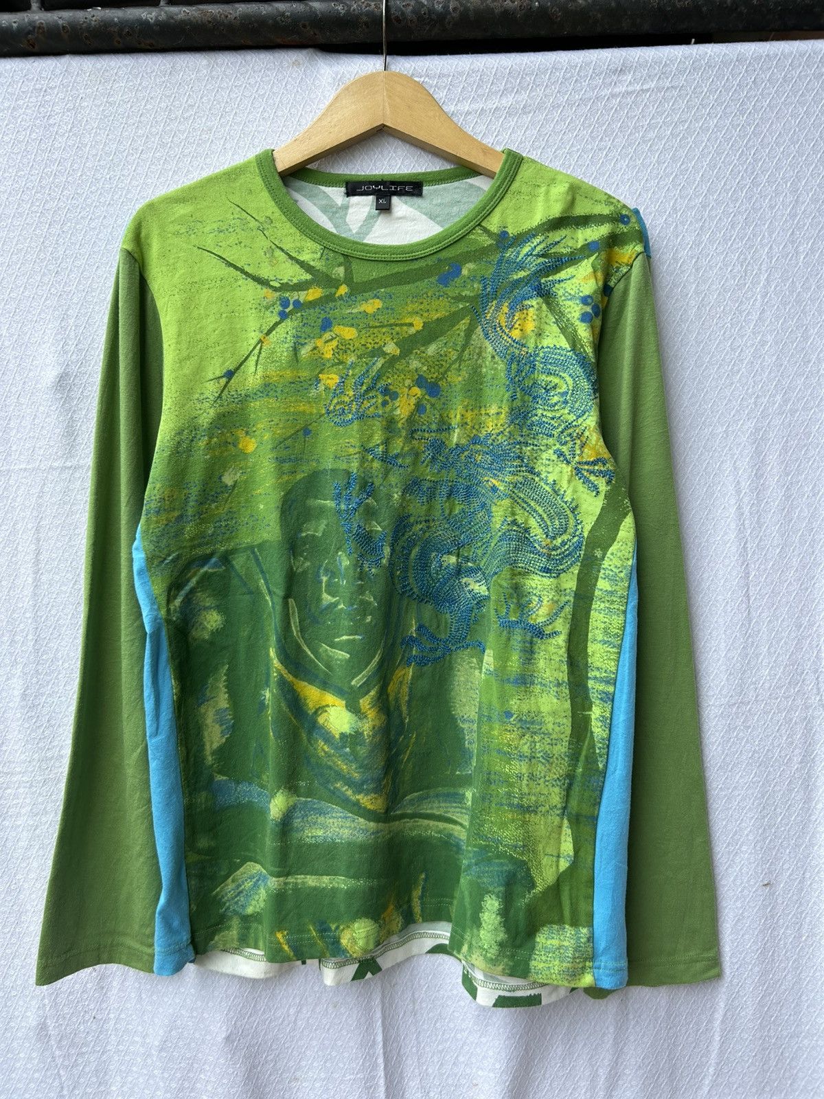 Japanese Brand JOYLIFE Japanese sukajan t shirt longsleeve Size US L / EU 52-54 / 3 - 1 Thumbnail