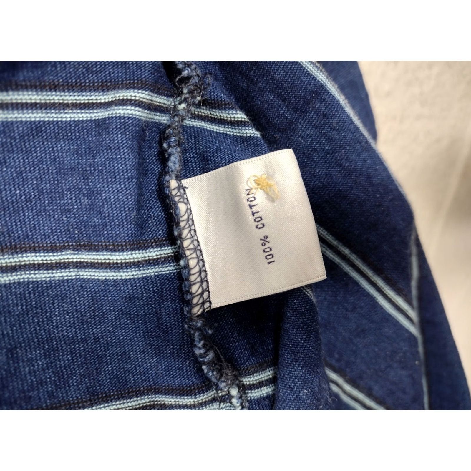 Peter Millar Peter Millar Polo Shirt Mens L Blue Striped Golf Casual Polo Size US L / EU 52-54 / 3 - 4 Thumbnail