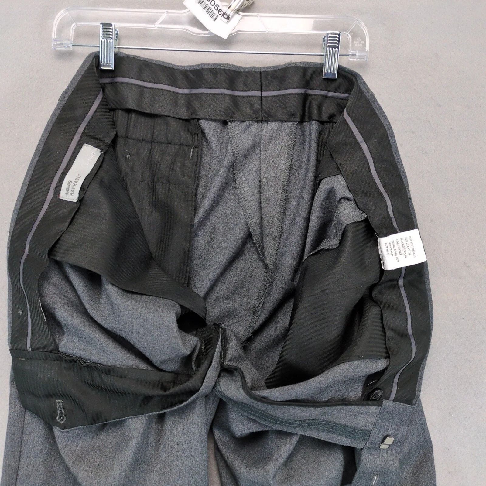 Other Louis Raphael Gray Dress Pants Men's 40x31 Slacks Flat Front Size 40S - 9 Thumbnail
