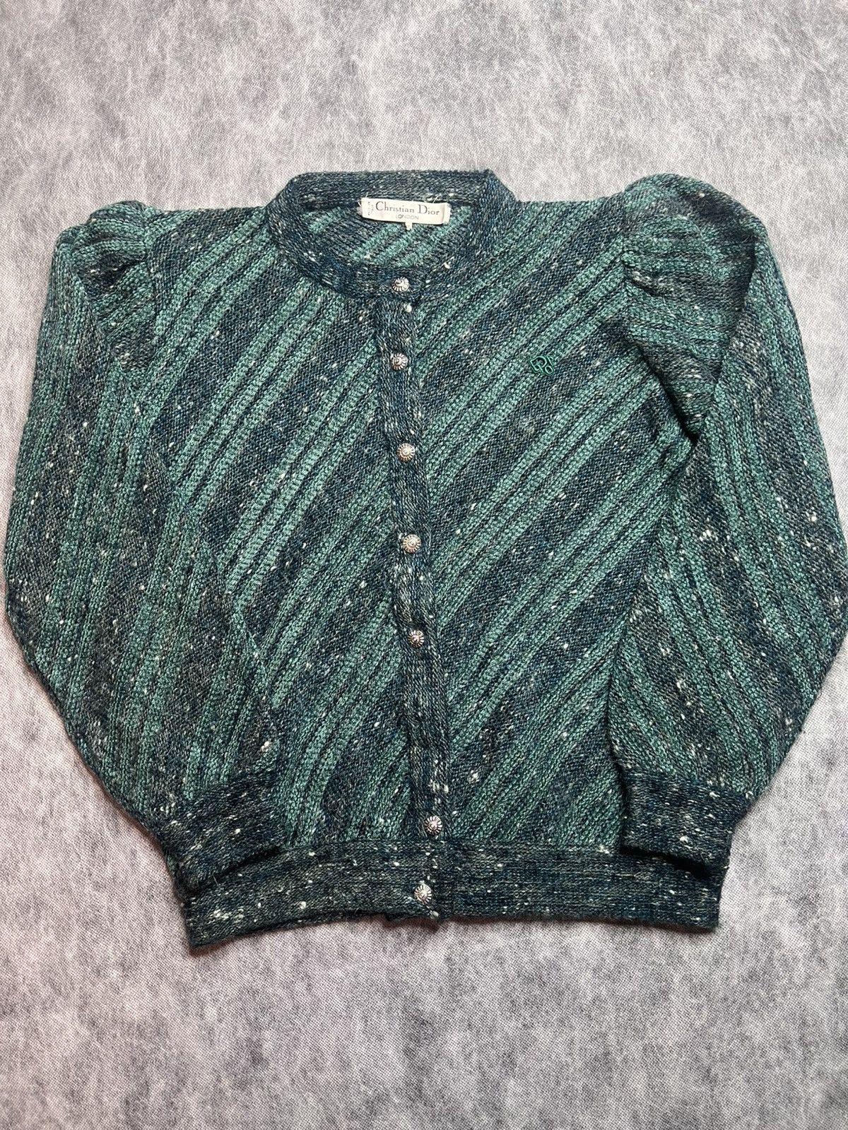 Christian Dior Monsieur Vintage Dior Suil Set - Skirt + Cardigan Size XXL / US 16-18 / IT 52-54 - 2 Thumbnail