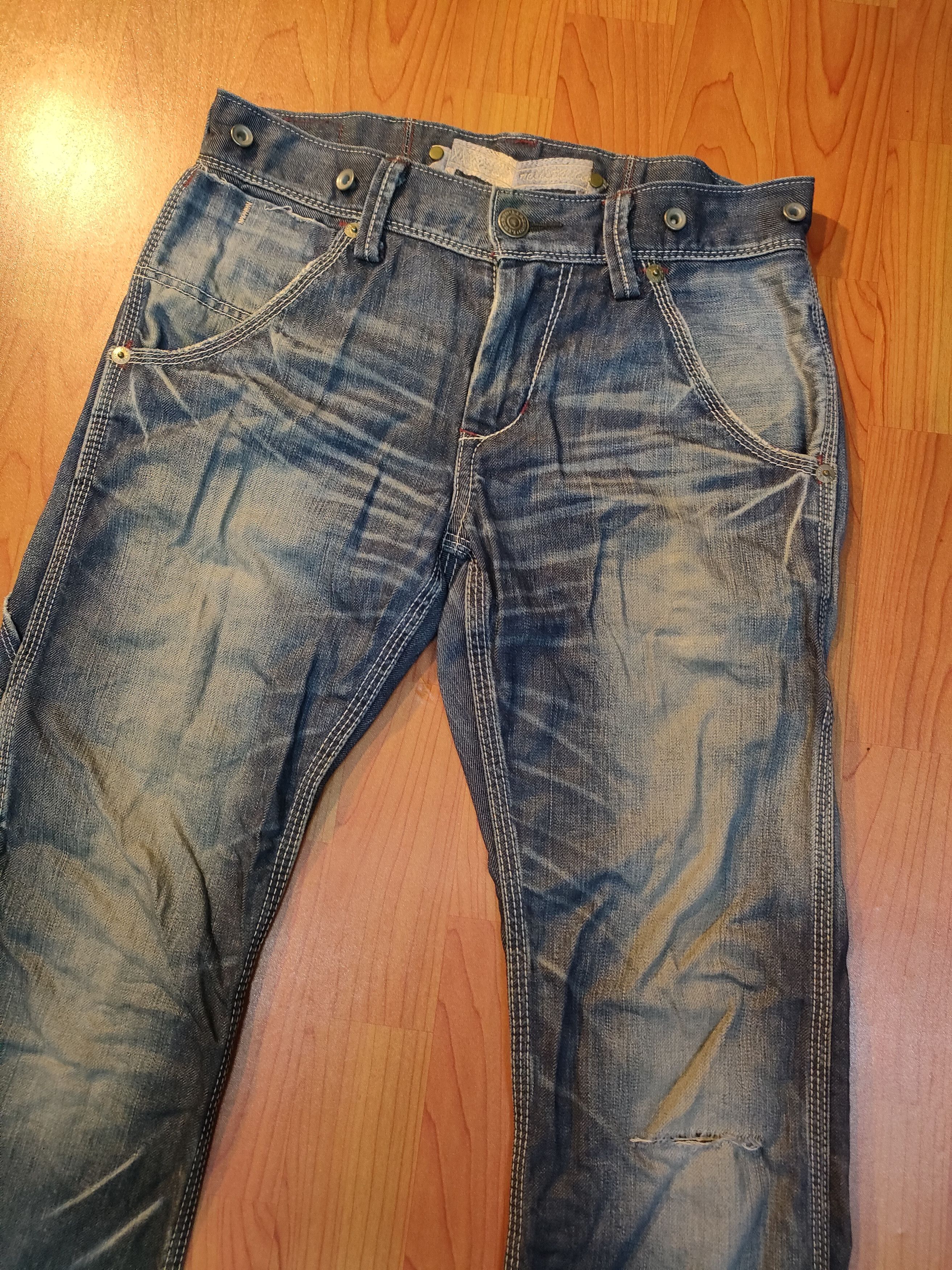 If Six Was Nine × Japanese Brand Flare🔥🔥Libero Carpanter Buckle Back Jeans Size US 30 / EU 46 - 10 Thumbnail
