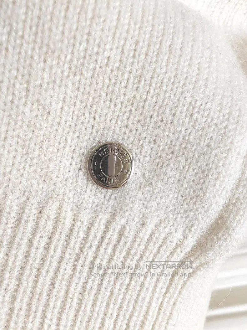 Hermes HERMES Cashmere Zip Cardigan Coat. Size US S / EU 44-46 / 1 - 5 Thumbnail