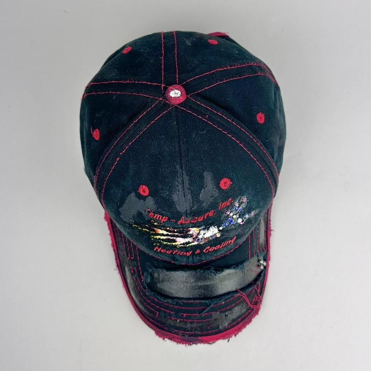 Other ASTROBOI* 'Heating + Cooling' Black Pierced Rhinestone Hat Size ONE SIZE - 3 Thumbnail