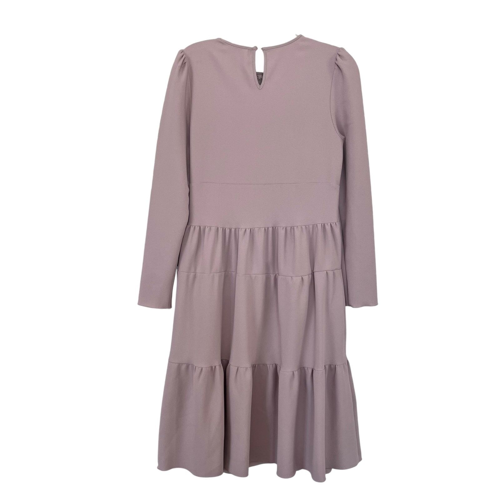 See by Chloe See by Chloe Pink Ruffled Lace Bib Tiered Midi Dress Size XS / US 0-2 / IT 36-38 - 4 Thumbnail