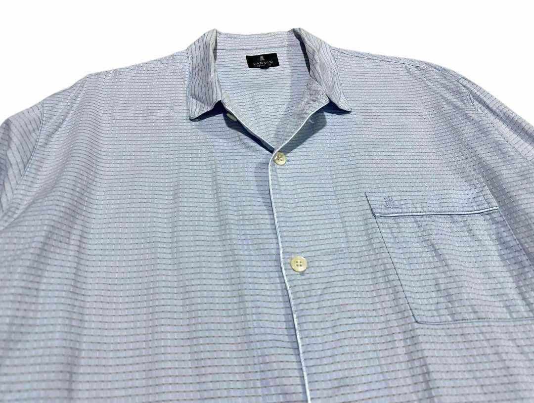 Lanvin 🔥Vintage Lanvin Striped Shirt Long Sleeve Size US L / EU 52-54 / 3 - 2 Thumbnail