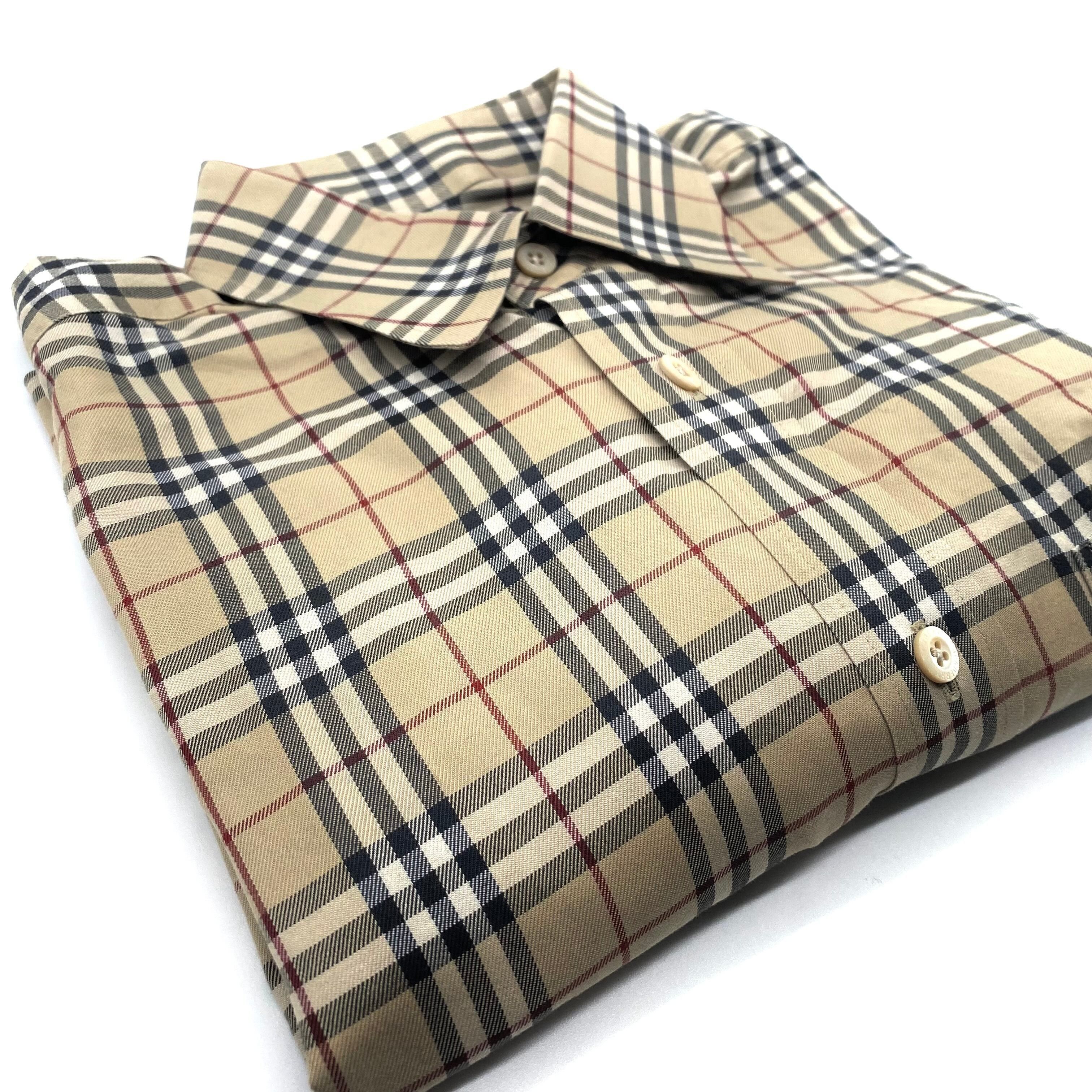 Burberry Burberry Long Sleeve Shirts Nova Check Plaid Size US S / EU 44-46 / 1 - 4 Thumbnail