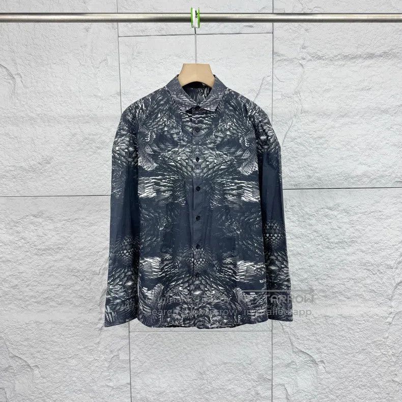 Givenchy Givenchy Size38 Totem Collar Long Sleeve Shirt Size US M / EU 48-50 / 2 - 1 Thumbnail