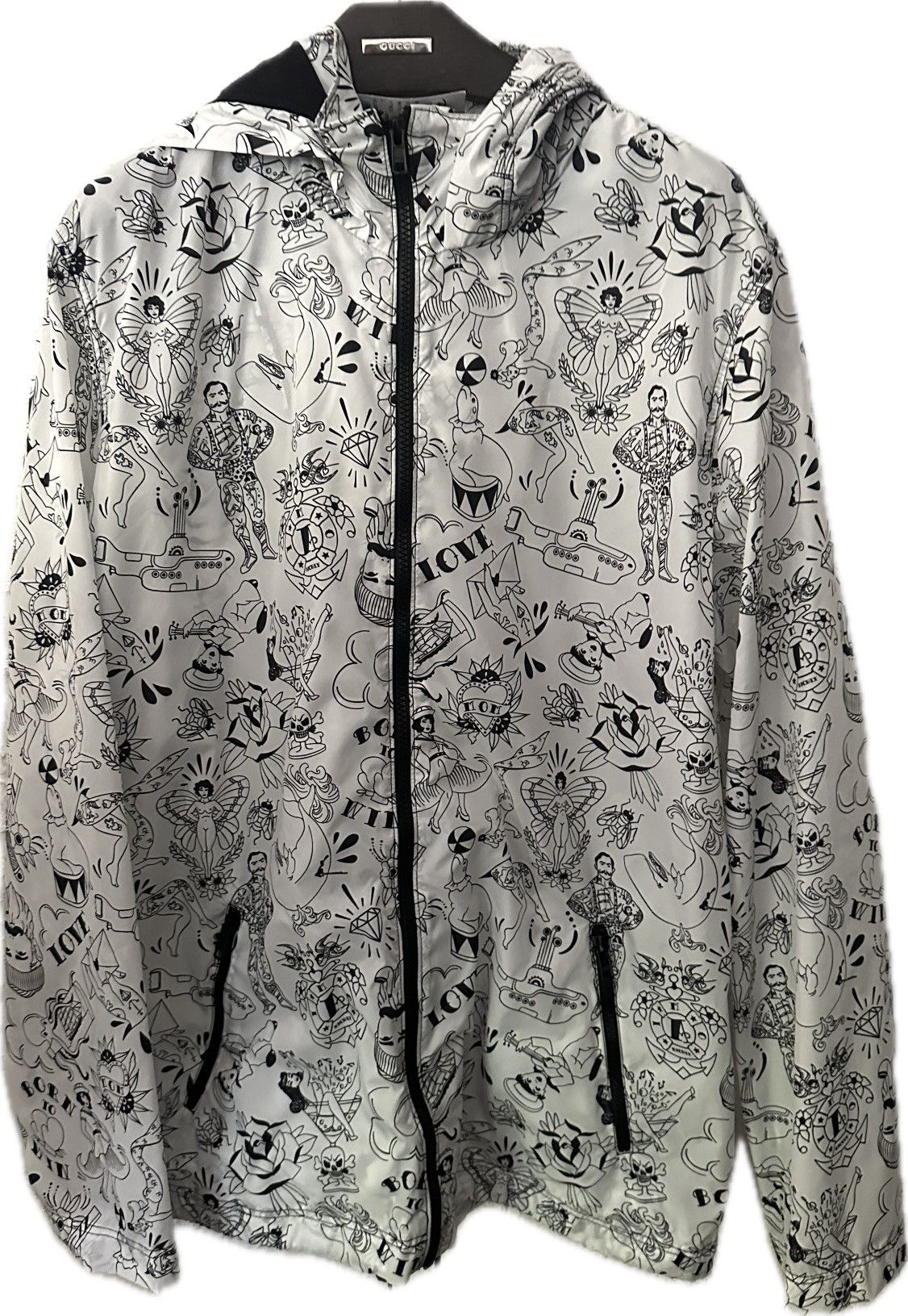 Aimo Richly Tattoo Windbreaker NWT $464