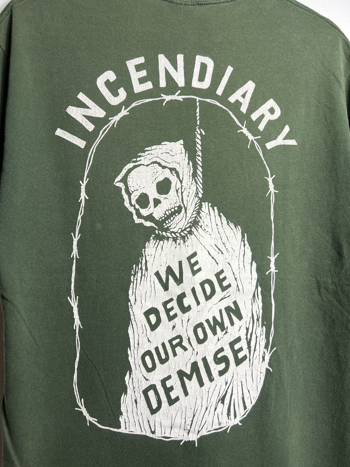 Band Tees × Vintage Vintage 2000s Incendiary Hardcore Band Tee Size US M / EU 48-50 / 2 - 3 Thumbnail