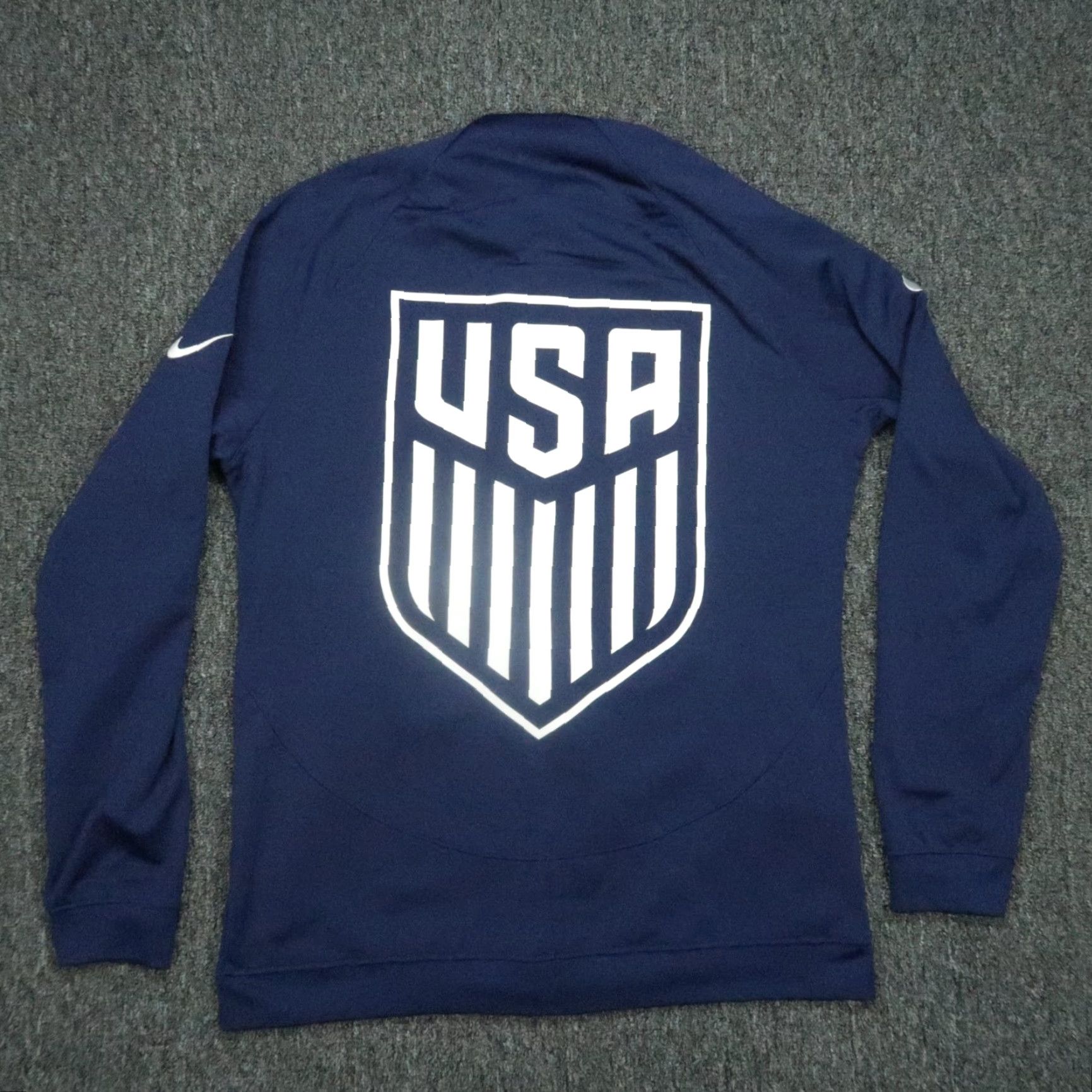Nike Nike Jacket Mens Medium Blue USA Academy Pro Anthem Full Zip Pockets Soccer Size US M / EU 48-50 / 2 - 6 Thumbnail