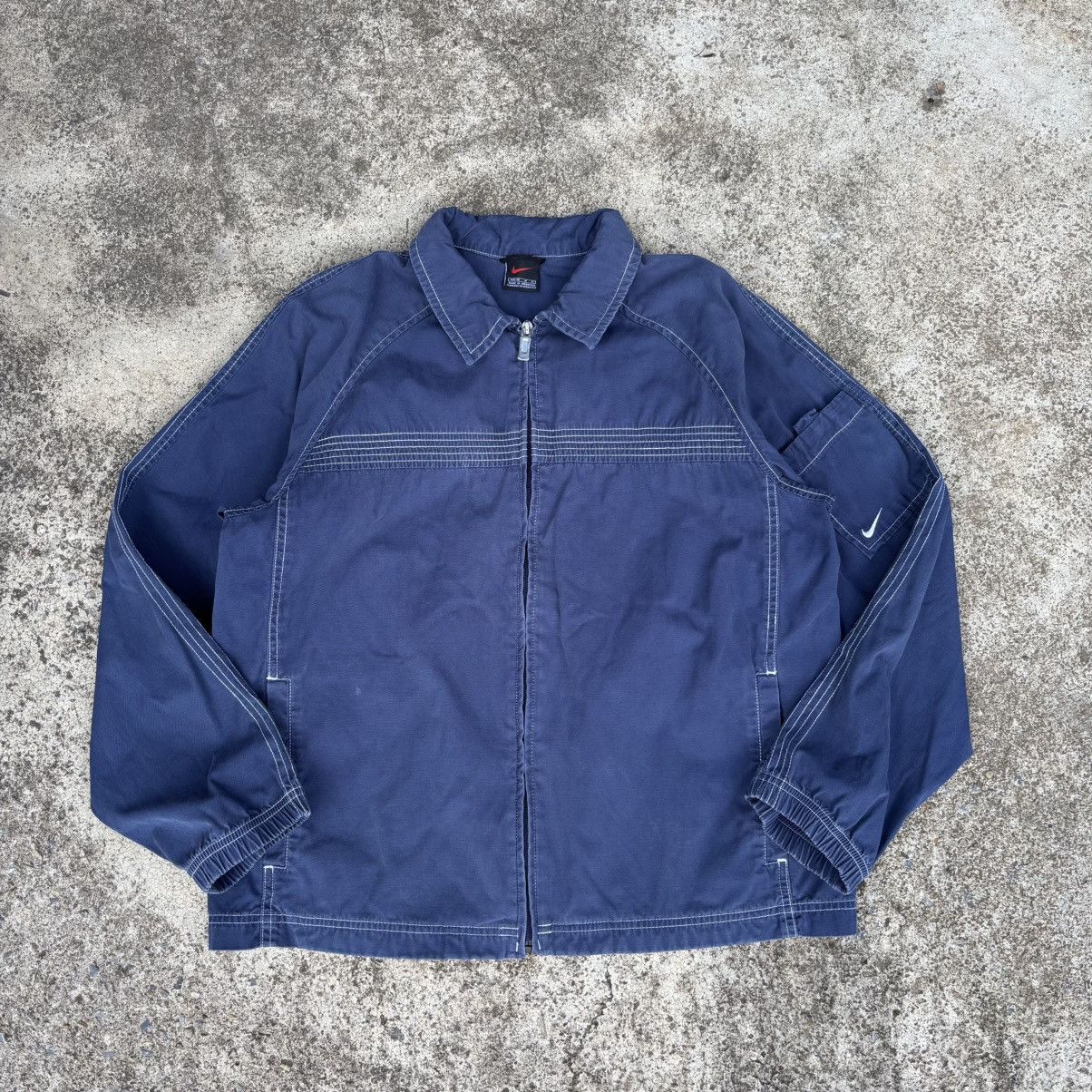 Nike Vintage 90’s Nike Cotton Jacket Size US M / EU 48-50 / 2 - 2 Thumbnail