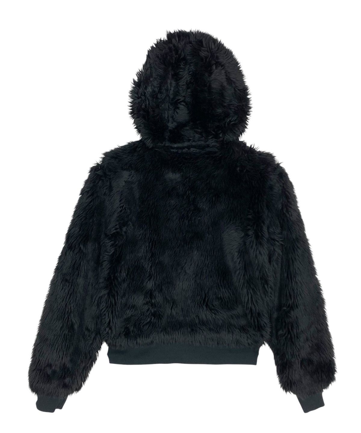 Adidas Rare‼️ Adidas Hooded Faux Fur Jacket Big Logo Inside Size XS / US 0-2 / IT 36-38 - 6 Thumbnail