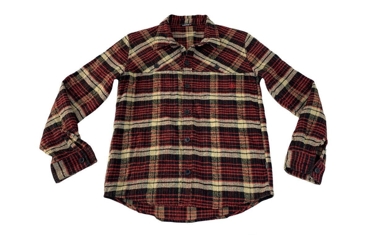 Element Element Western Button Up Flannel Plaid Checked Herringbone Size US M / EU 48-50 / 2 - 1 Thumbnail