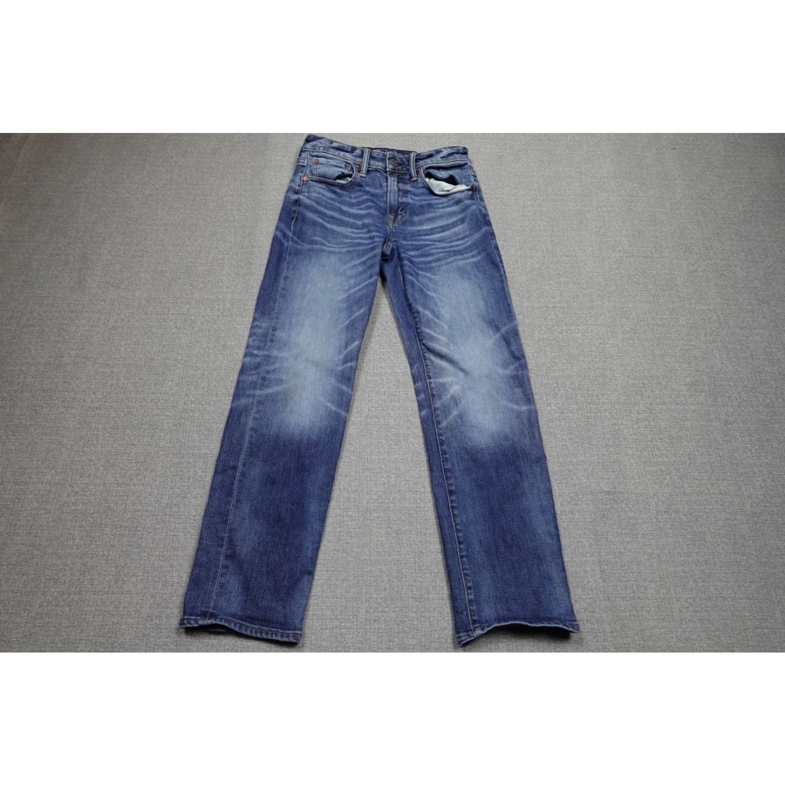 American Eagle Outfitters American Eagle Outfitters Jeans 29x30 Blue Straight Denim Slim 5-Pocket Mens USA Decade 90s? Size US 29 - 2 Thumbnail