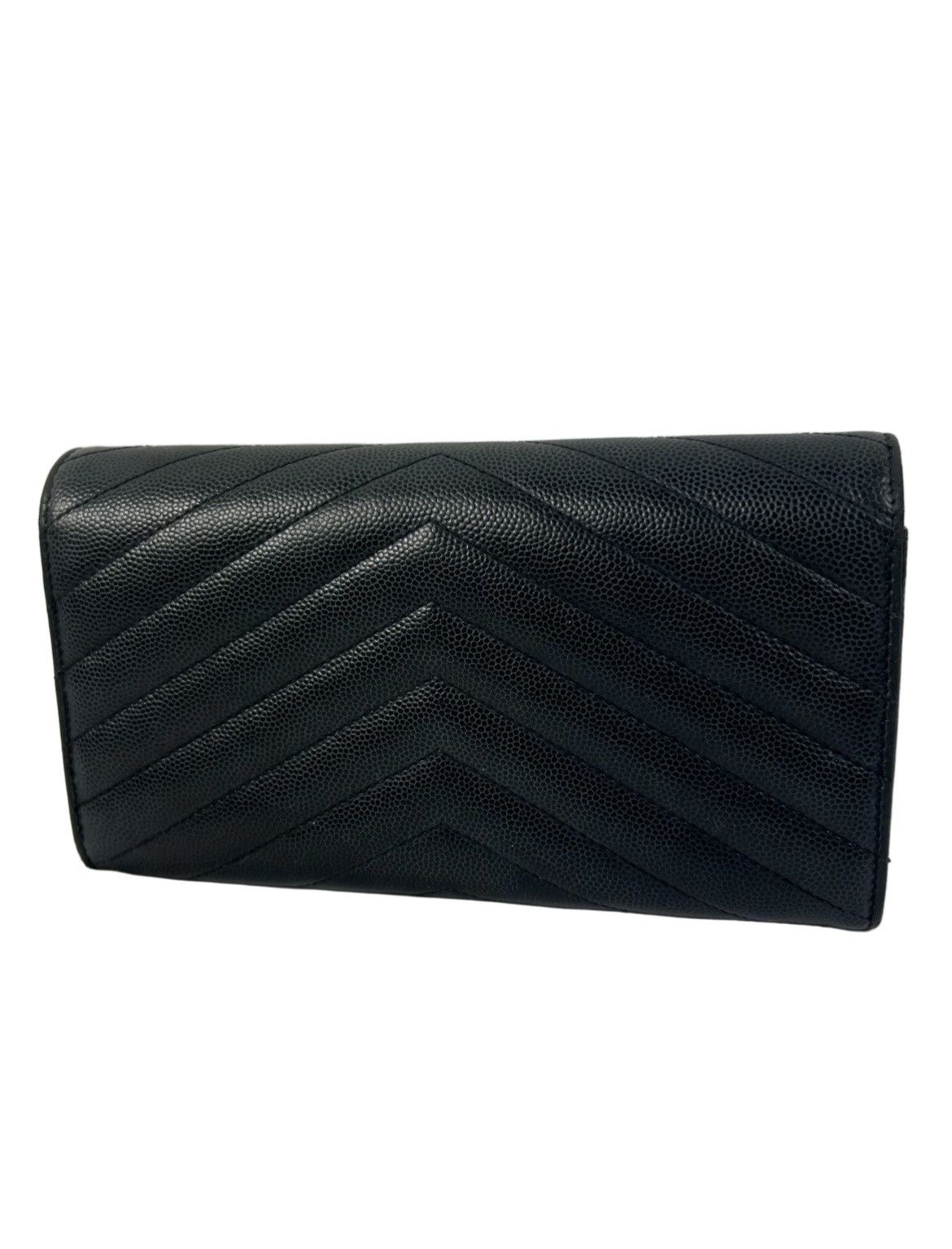 Yves Saint Laurent Yves Saint Laurent Leather Long Wallet Size ONE SIZE - 2 Thumbnail