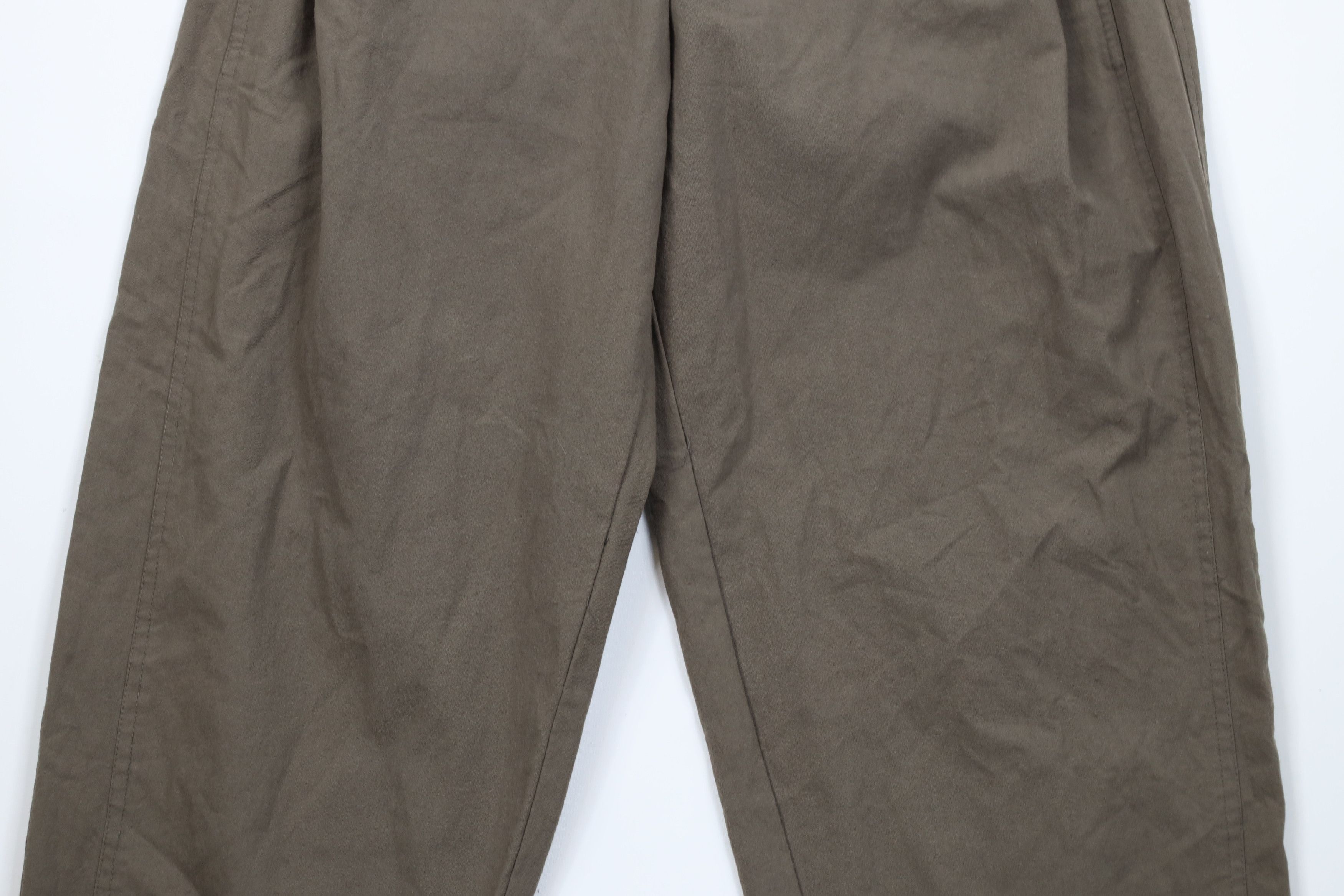 Vintage Deadstock Vintage 80s 90s Bugle Boy Pleated Pants Brown Size US 29 - 3 Thumbnail
