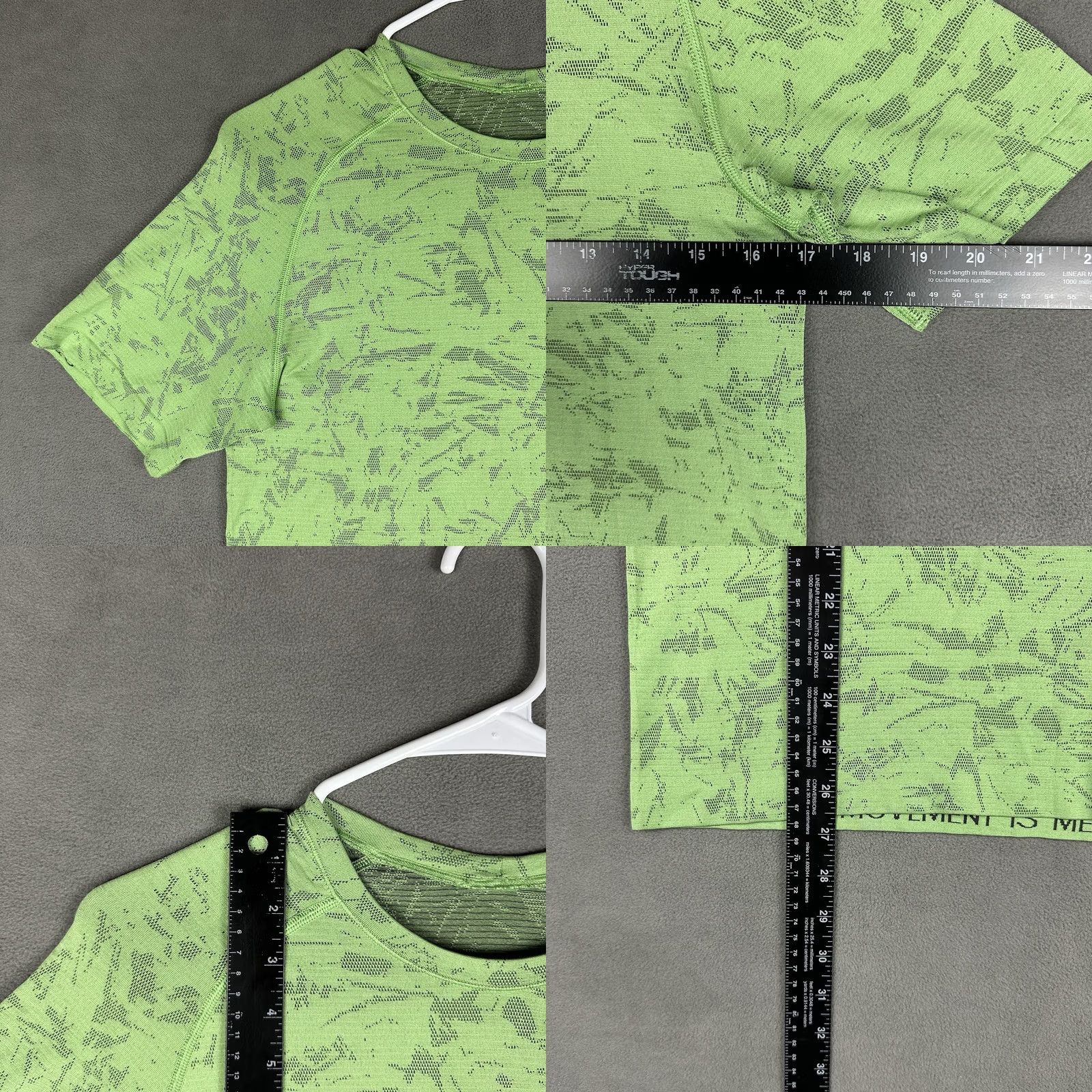 Lululemon Lululemon Metal Vent Tech Shirt Mens XS Green Camouflage Running Training Performance Size US L / EU 52-54 / 3 - 8 Thumbnail