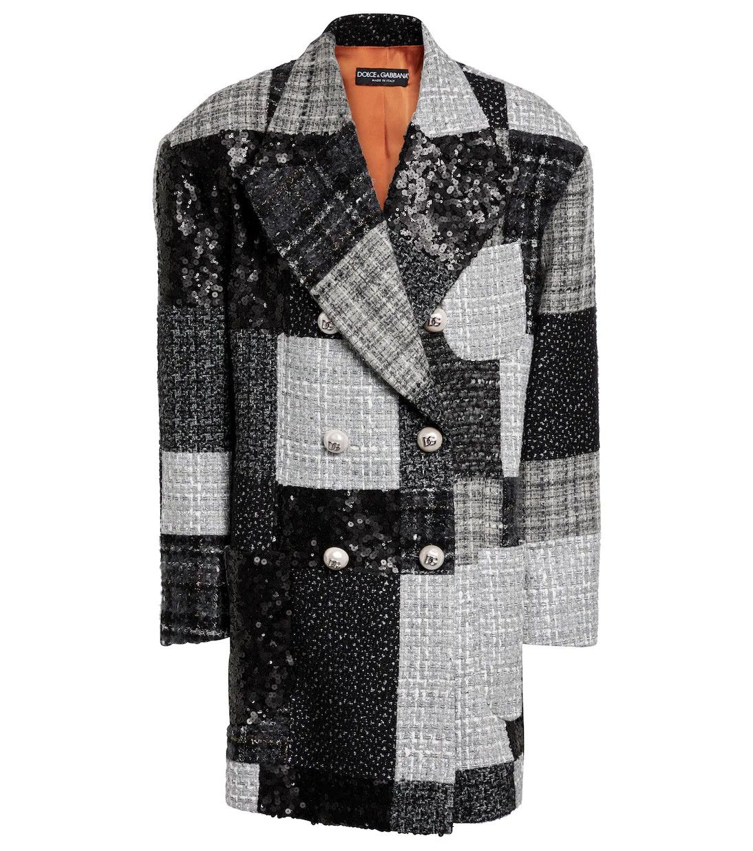 Dolce & Gabbana o1y0825 Coat in Multicolor Size S / US 4 / IT 40 - 1 Thumbnail
