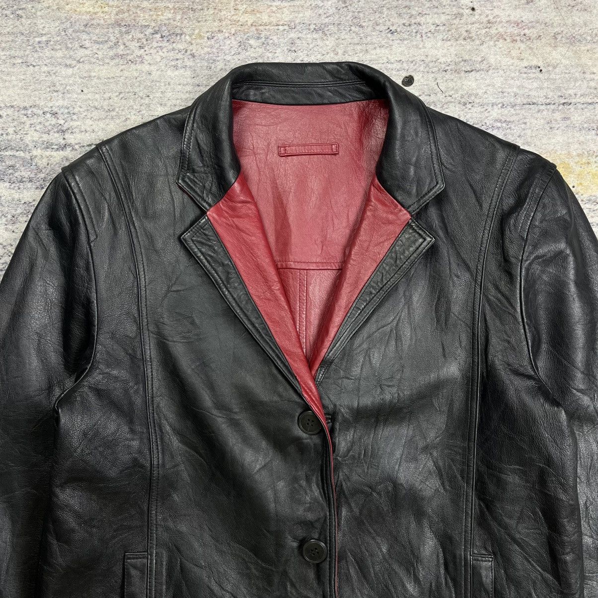 Jean Paul Gaultier Vintage 90s gaultier objet homme reversible leather jacket Size US L / EU 52-54 / 3 - 9 Thumbnail
