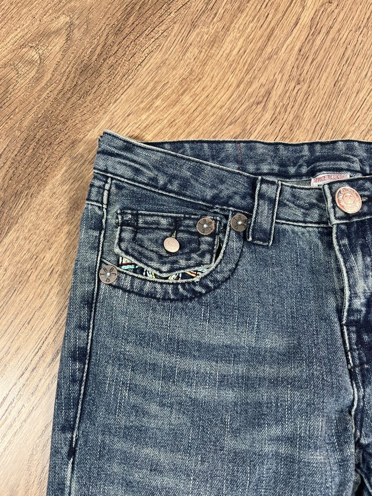 True Religion Vintage True Religion Flare Jeans Size 28" / US 6 / IT 42 - 5 Thumbnail