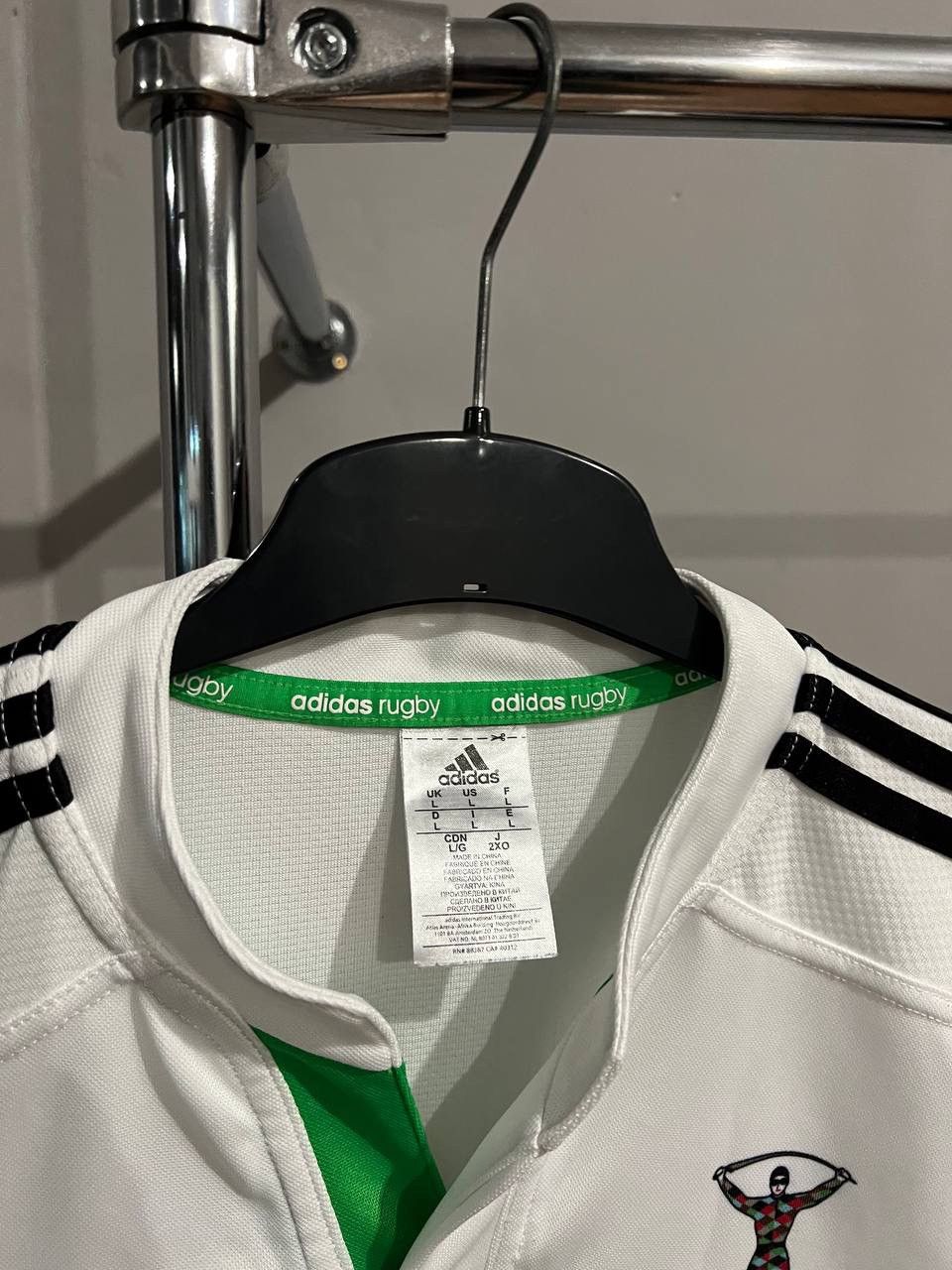 Adidas 2014/15 HARLEQUINS AWAY RUGBY UNION SHIRT JERSEY SIZE L MENS Size US L / EU 52-54 / 3 - 6 Thumbnail
