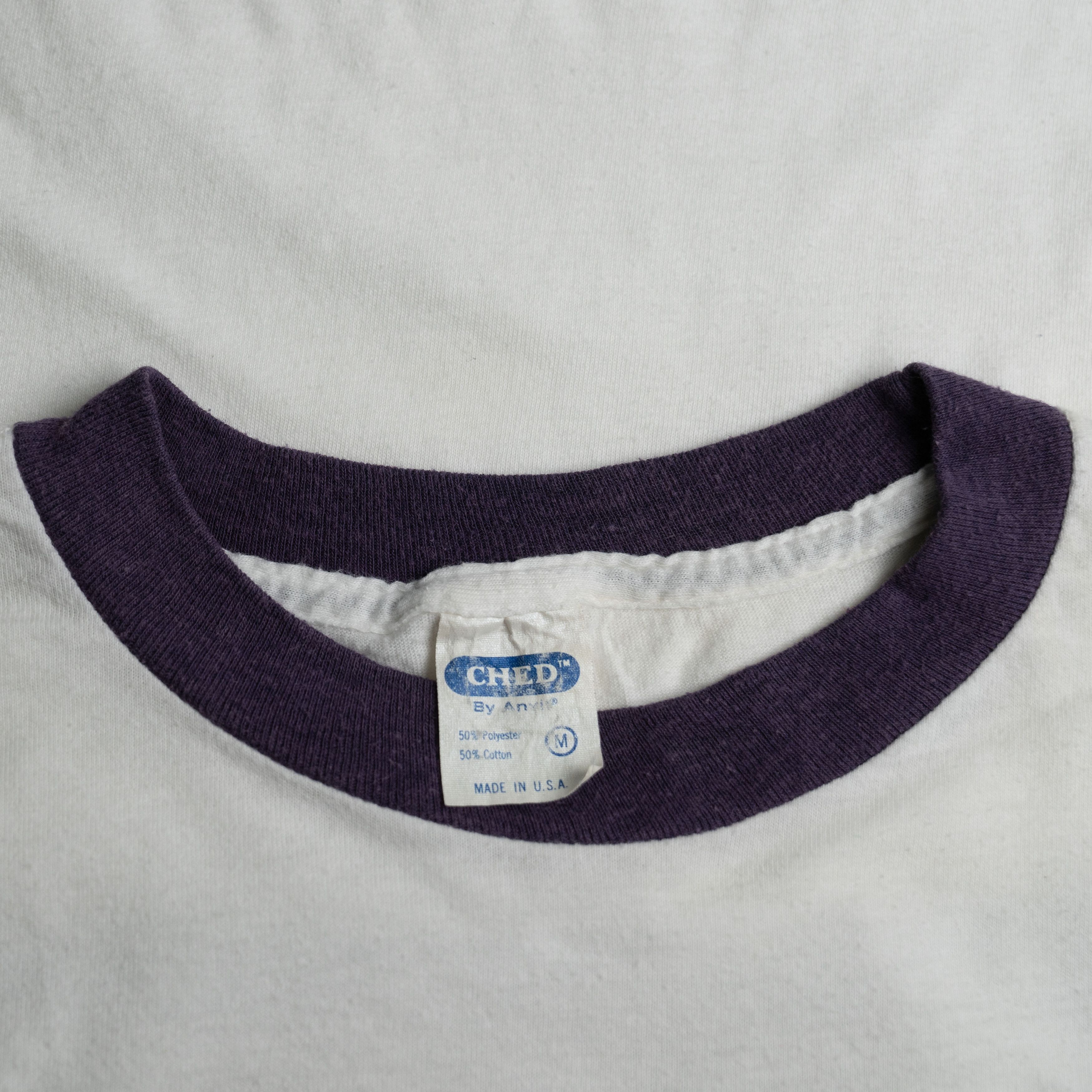 Vintage Vintage 1980's Virginia Oyster Festival Ringer Tee Shirt Size US M / EU 48-50 / 2 - 3 Thumbnail