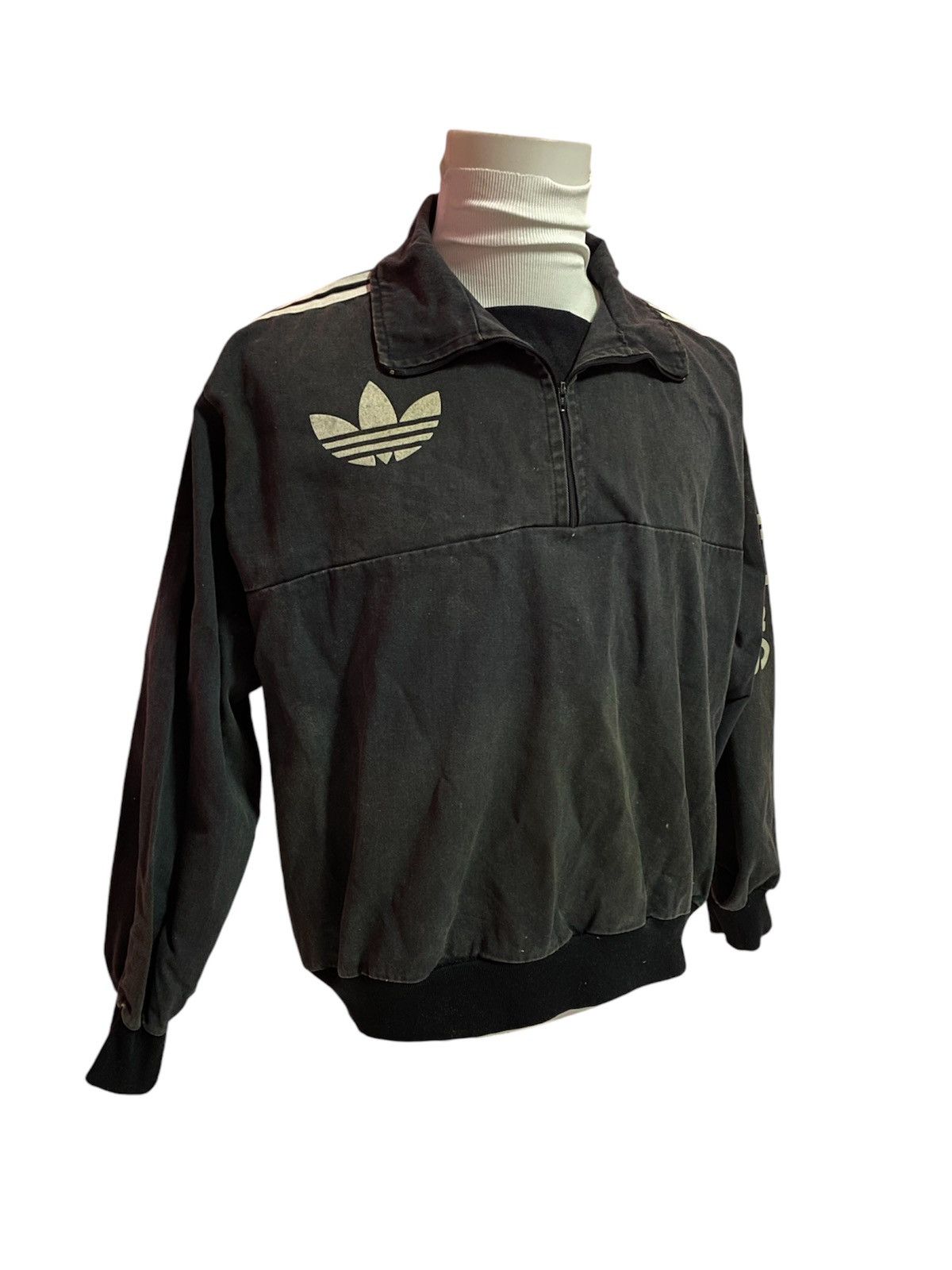 VINTAGE 70' Adidas half zipper