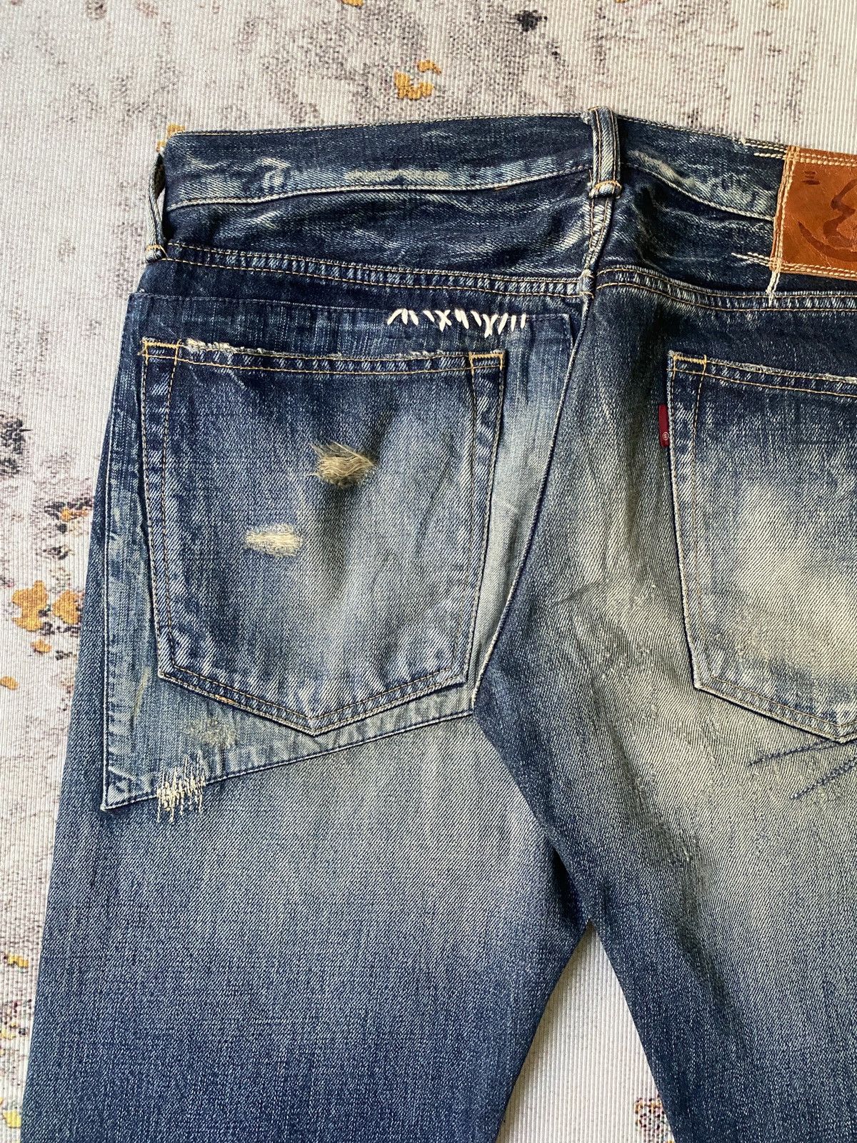 Kapital Vintage Eternal Japan Patchwork Boro Design Kapital Denim Size US 31 - 15 Thumbnail
