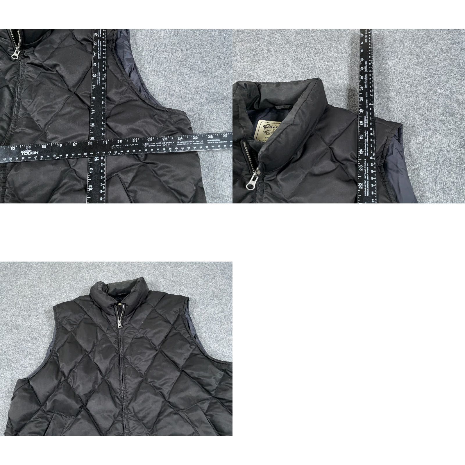 Eddie Bauer Eddie Bauer Vest Women's XL Black Quilted Goose Down Puffer Insulated Size XL / US 12-14 / IT 48-50 - 8 Thumbnail