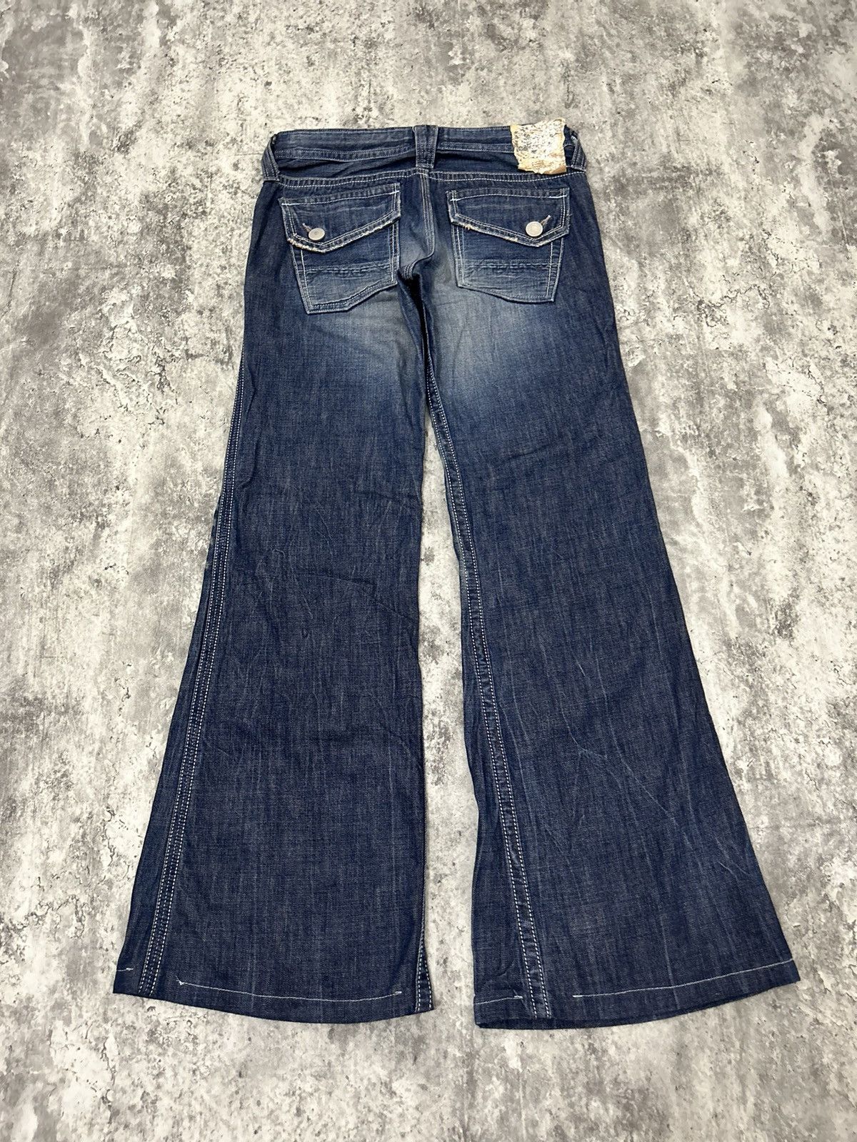 Tornado Mart Vintage Japanese Brappers Flare Jeans Size 28" / US 6 / IT 42 - 4 Thumbnail