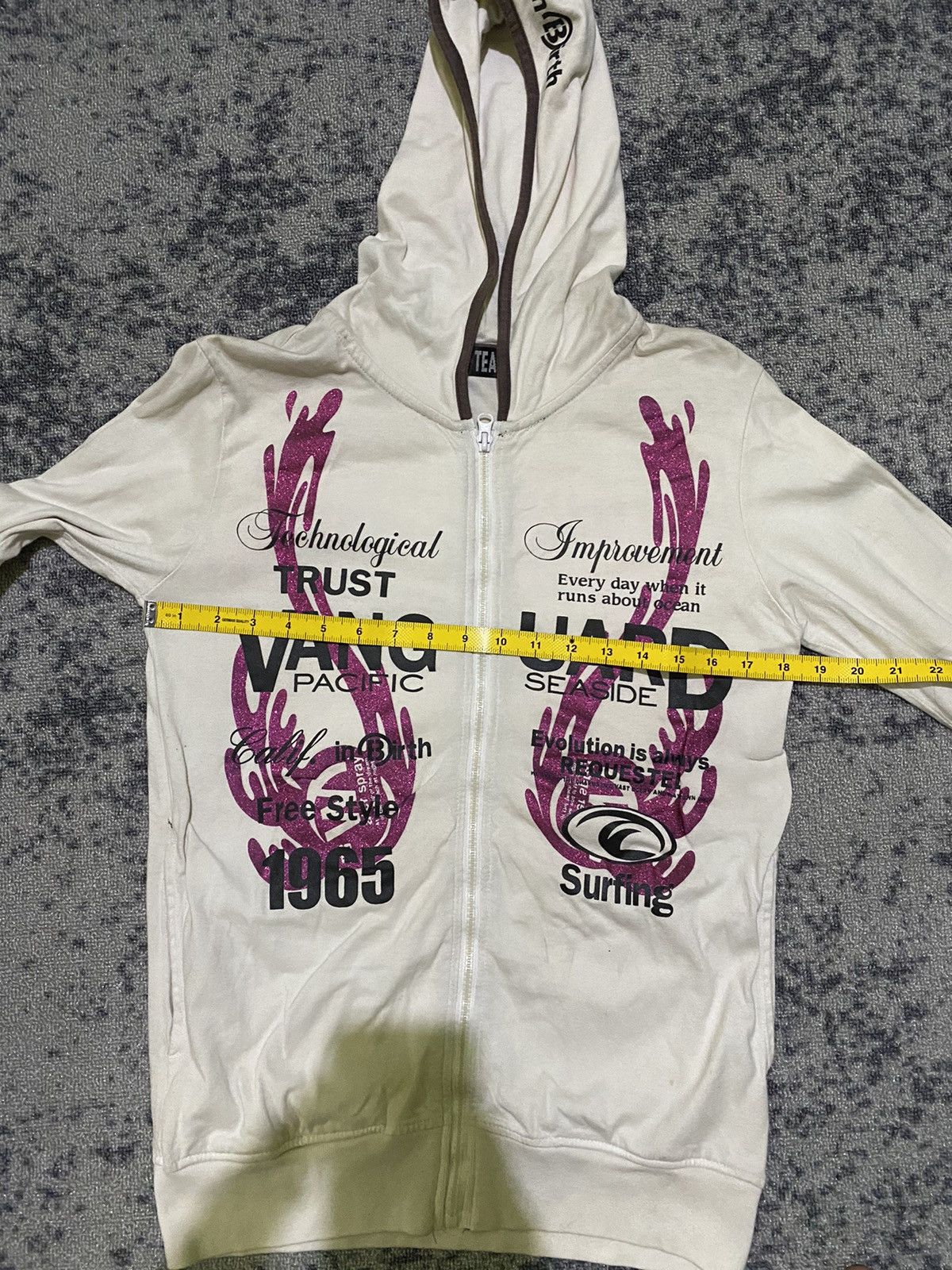 Hysteric Glamour Y2k Zapa Tear ifsixwasnine style zip hoodie Size US L / EU 52-54 / 3 - 10 Thumbnail