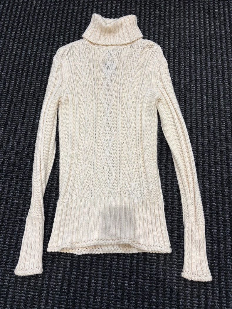 Thom Browne Thom Browne A thick striped wool sweater with stripes on t Size S / US 4 / IT 40 - 1 Thumbnail