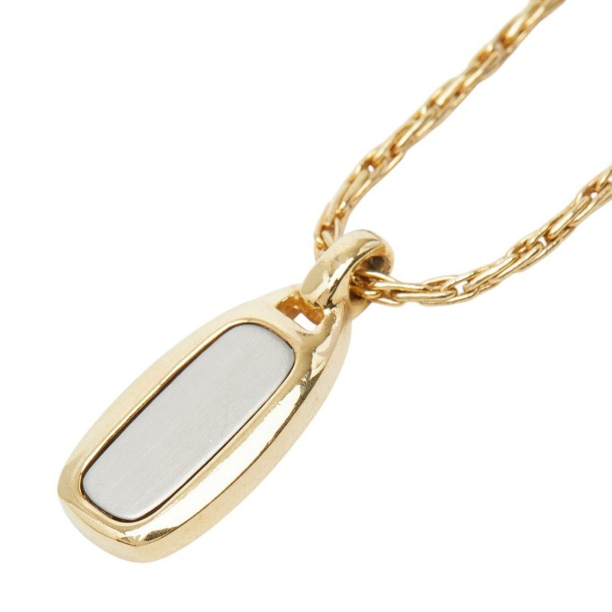 Dior Christian Dior Dior Logo Necklace, Gold Plated, Women's Size ONE SIZE - 1 Thumbnail