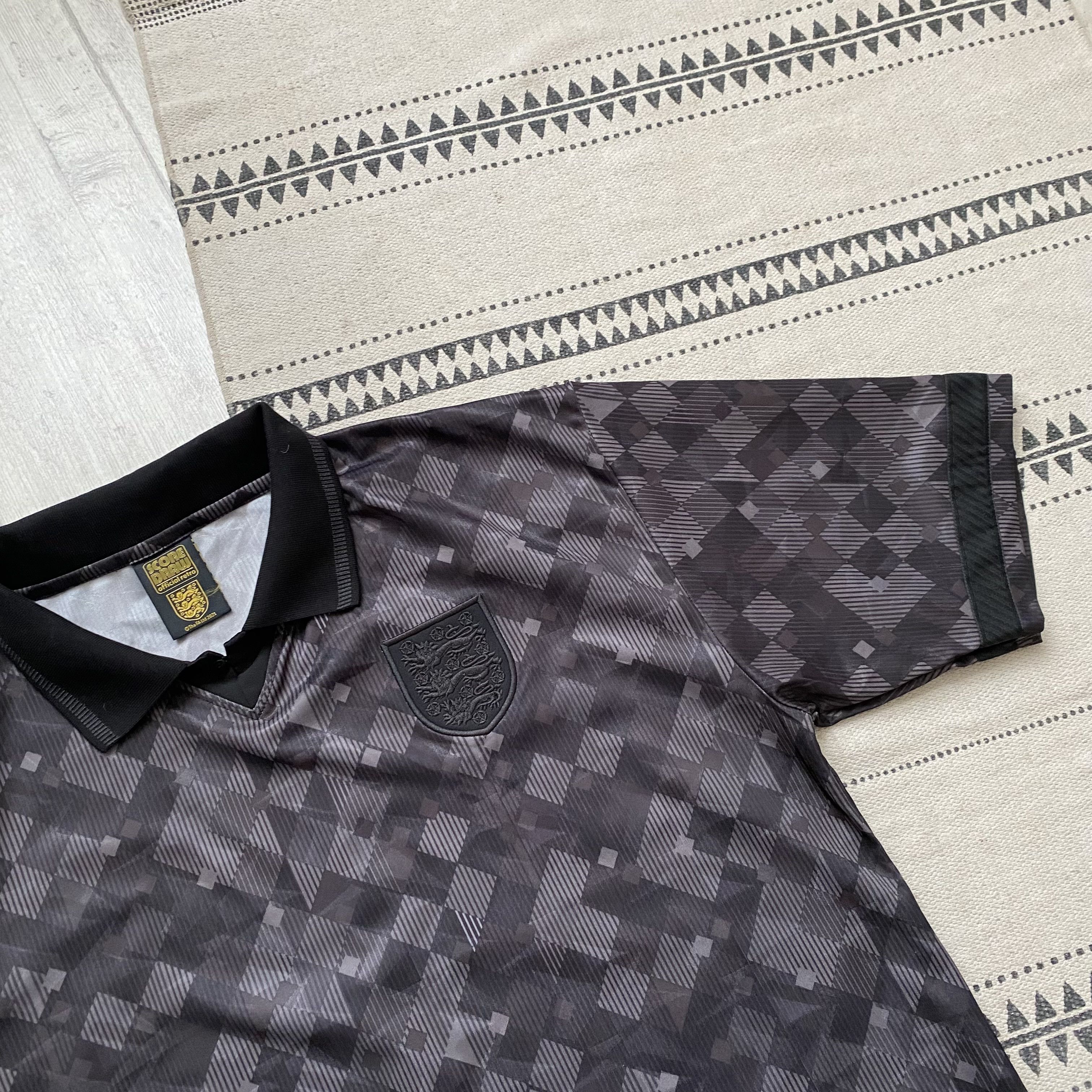 Umbro ⚽️ Blockore Retro England Soccer jersey Drill Score Draw Size US L / EU 52-54 / 3 - 5 Thumbnail
